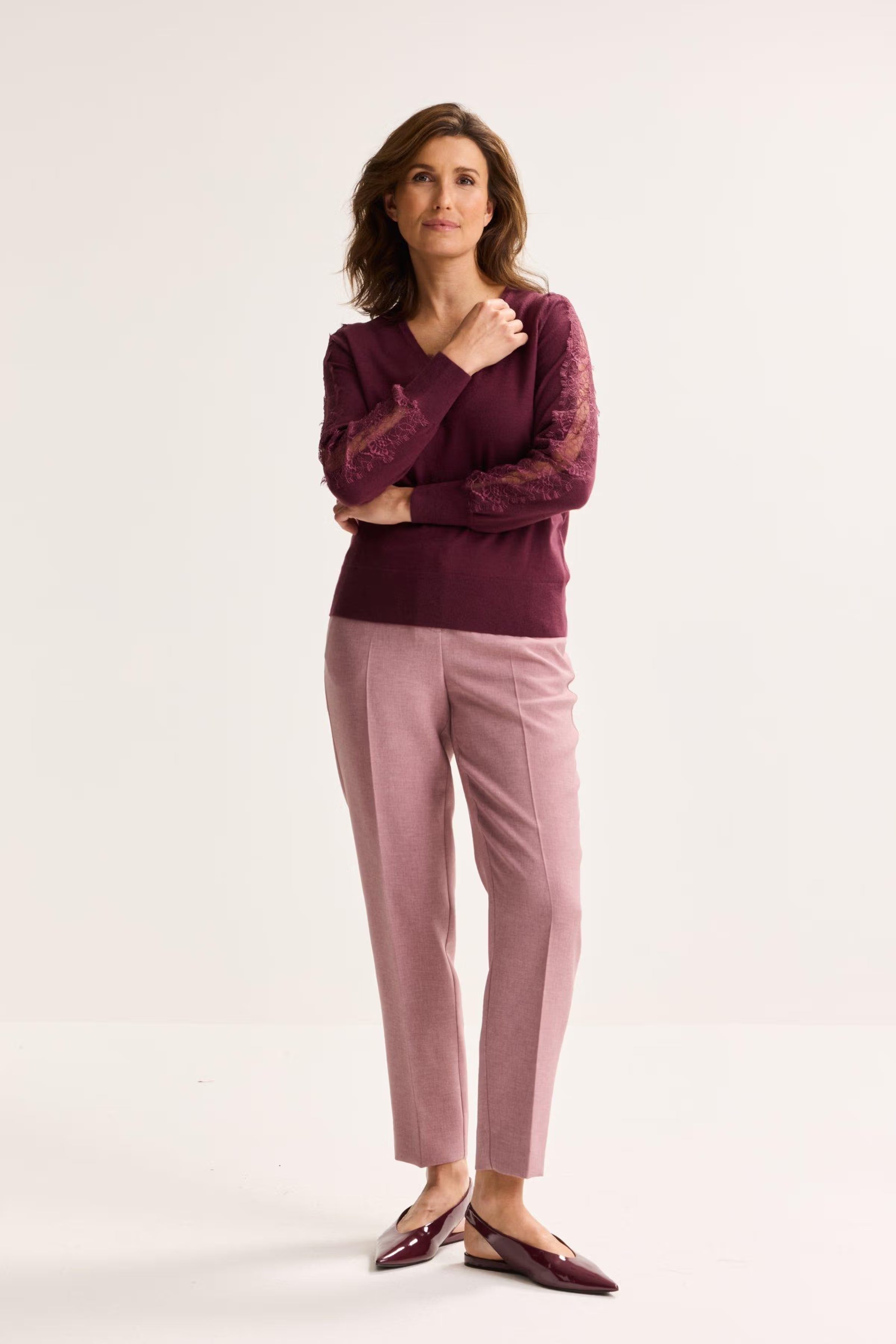 Pull aubergine Mayerline ( Amour 6619/900 )