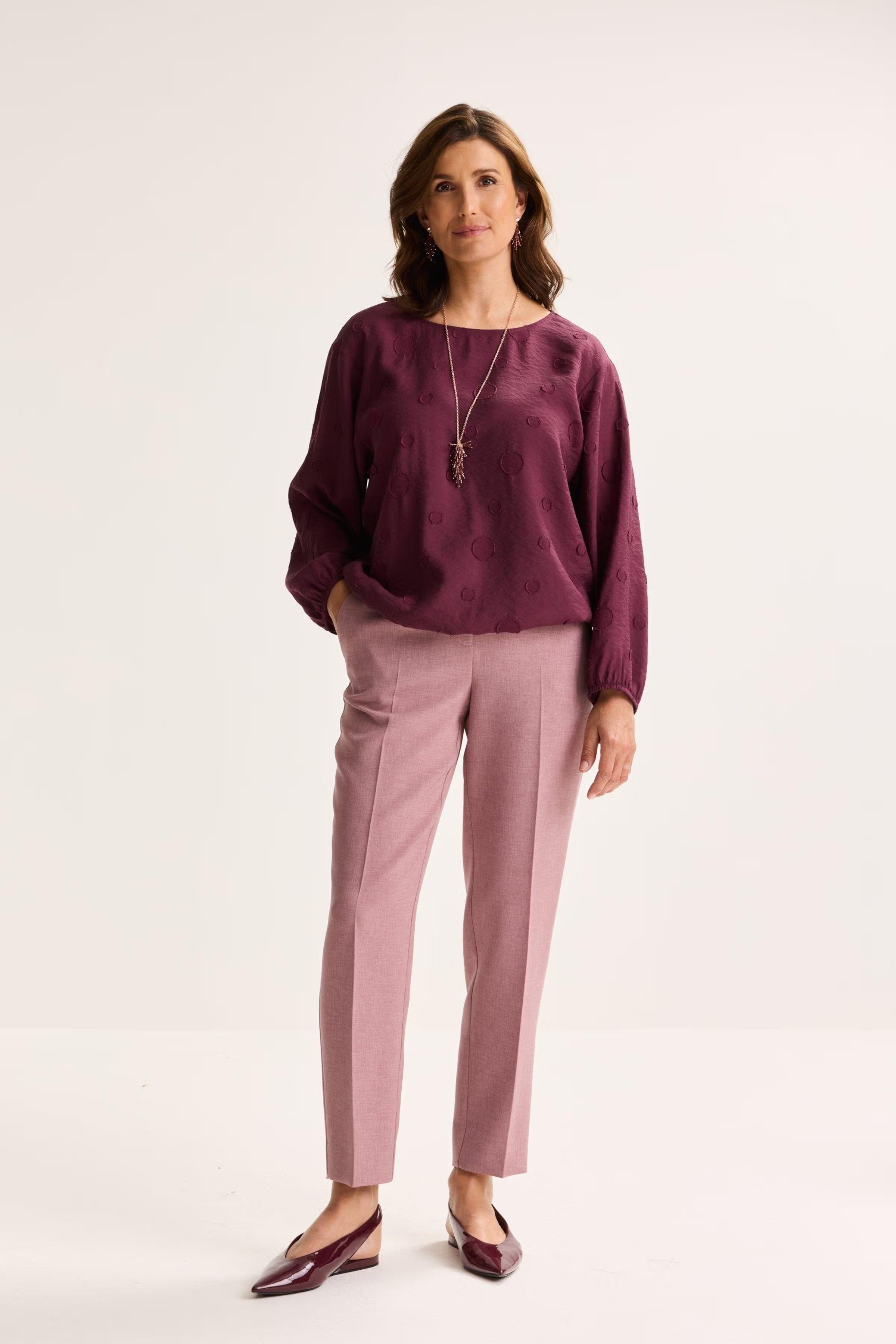 Chemisier Aubergine Mayerline ( Judan 6053/900 )
