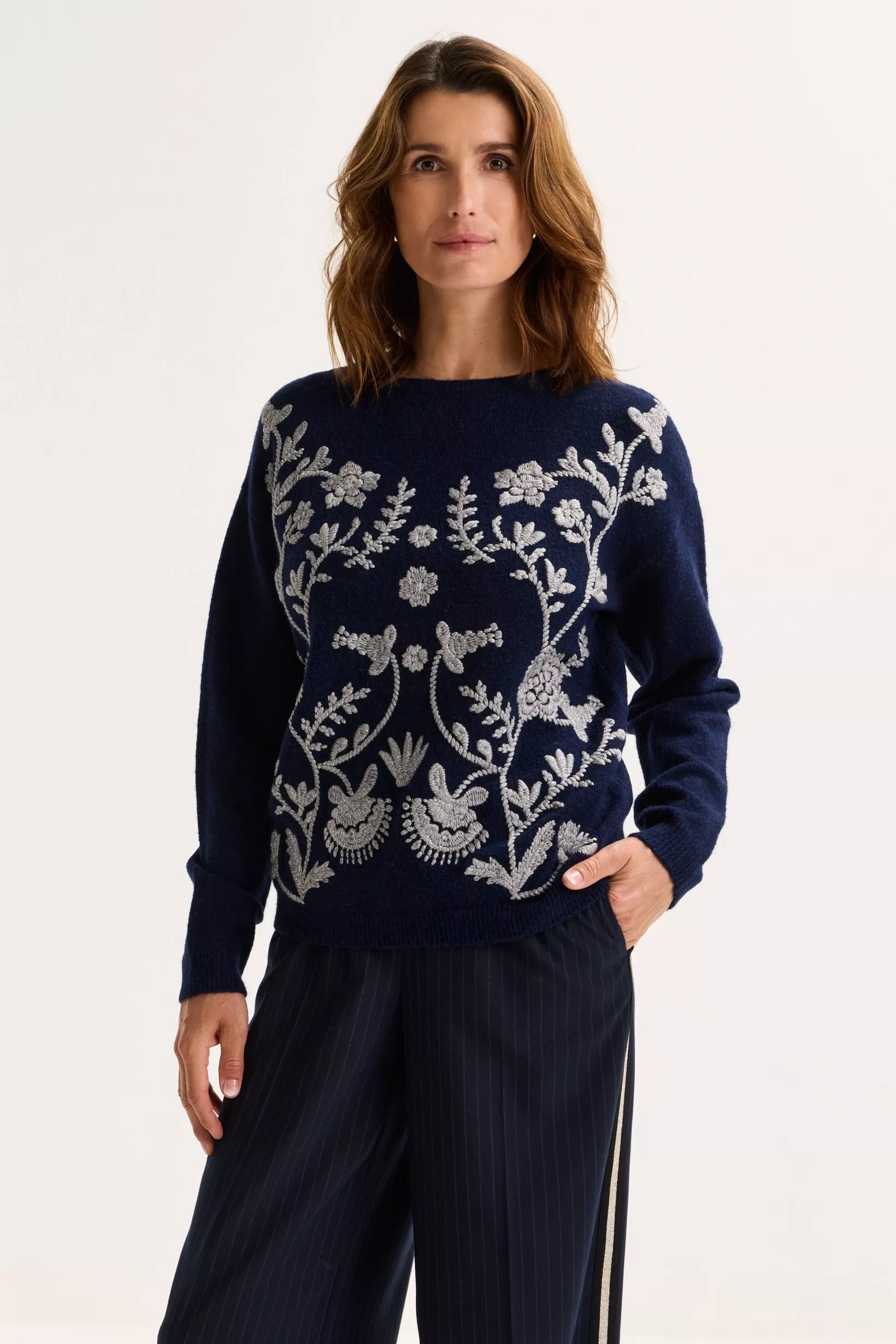 Pull Blauw Mayerline ( Amaya 4644/207 )