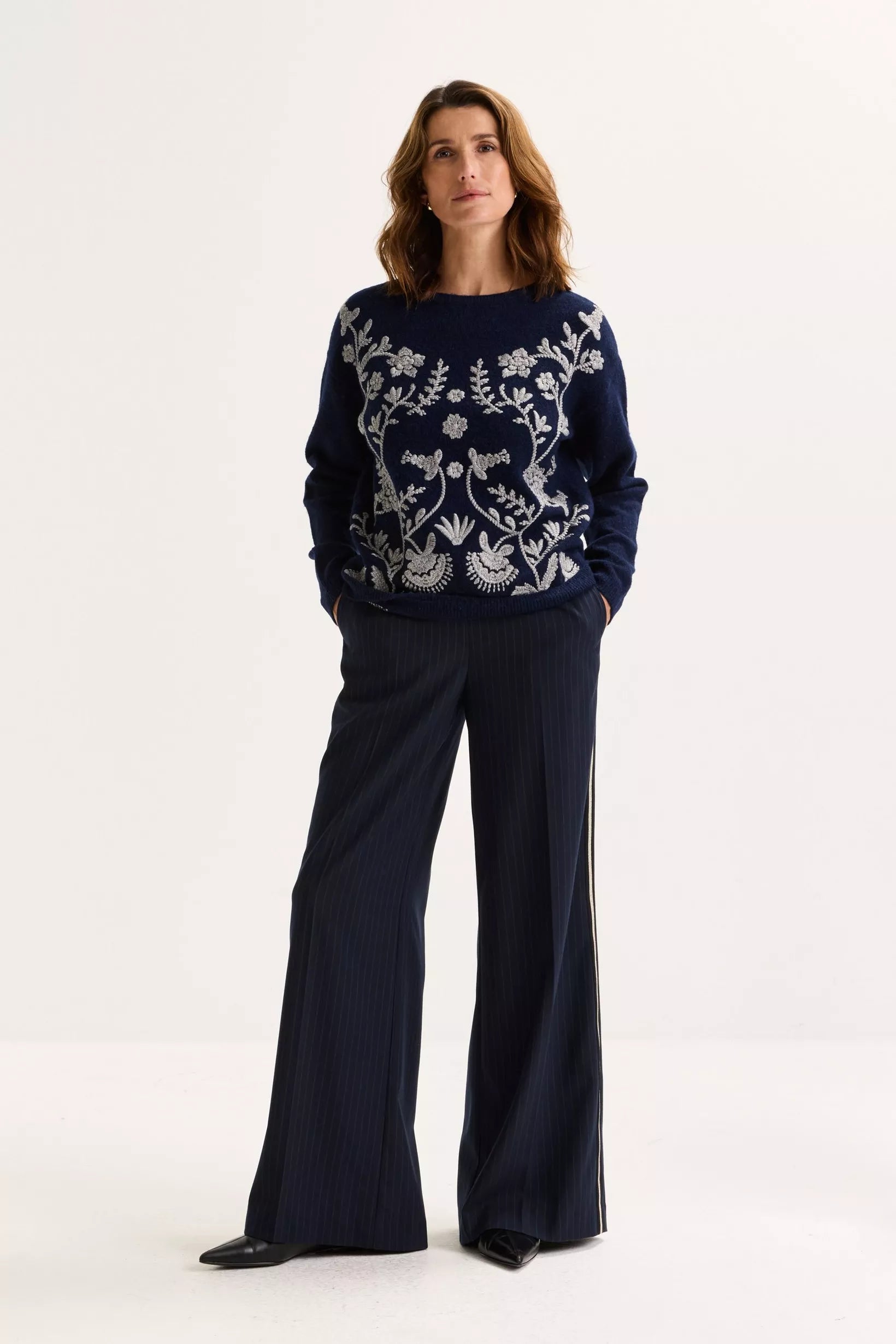 Pull Blauw Mayerline ( Amaya 4644/207 )