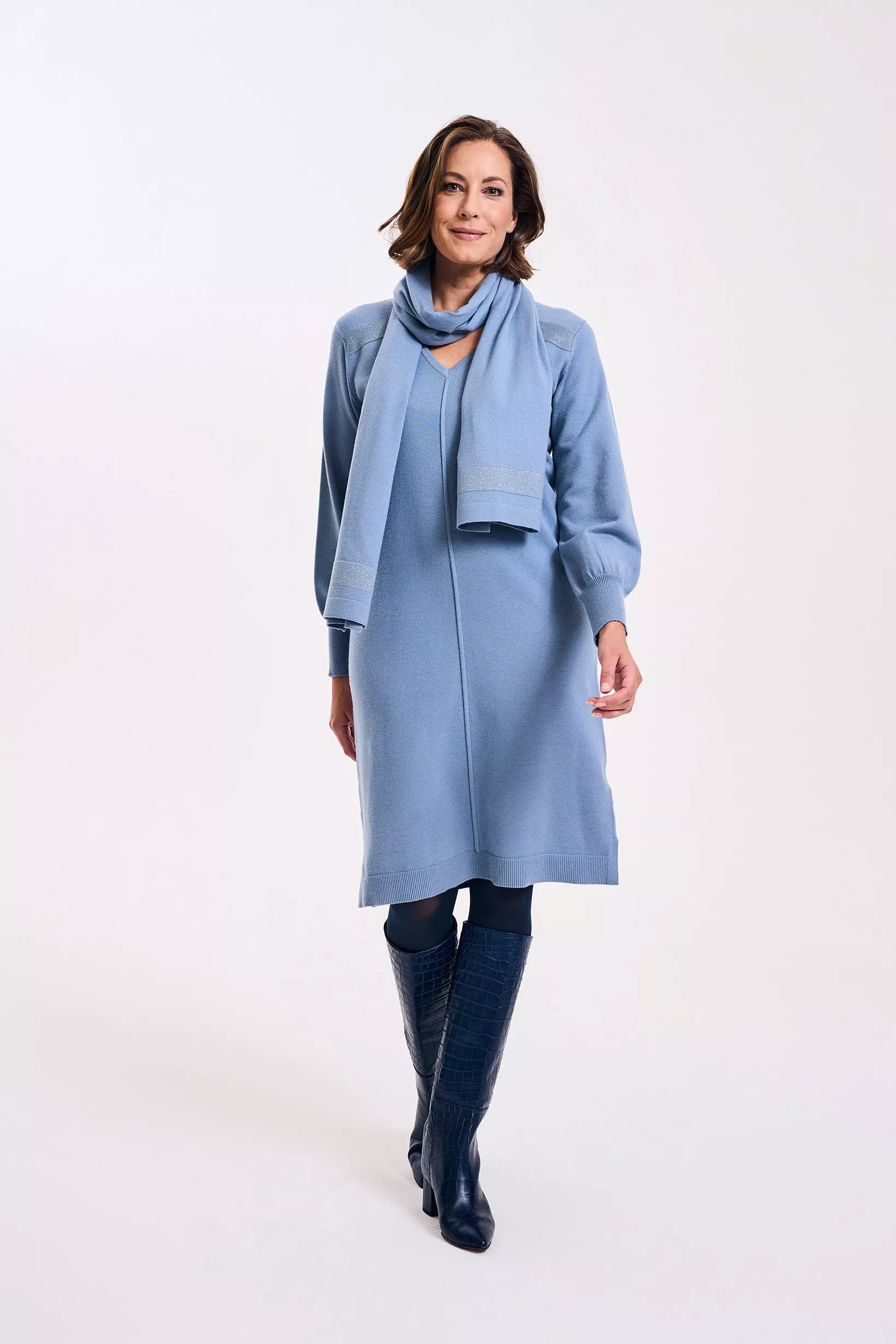 Robe Mayerline bleu pâle (Ragiaro 2614/537)