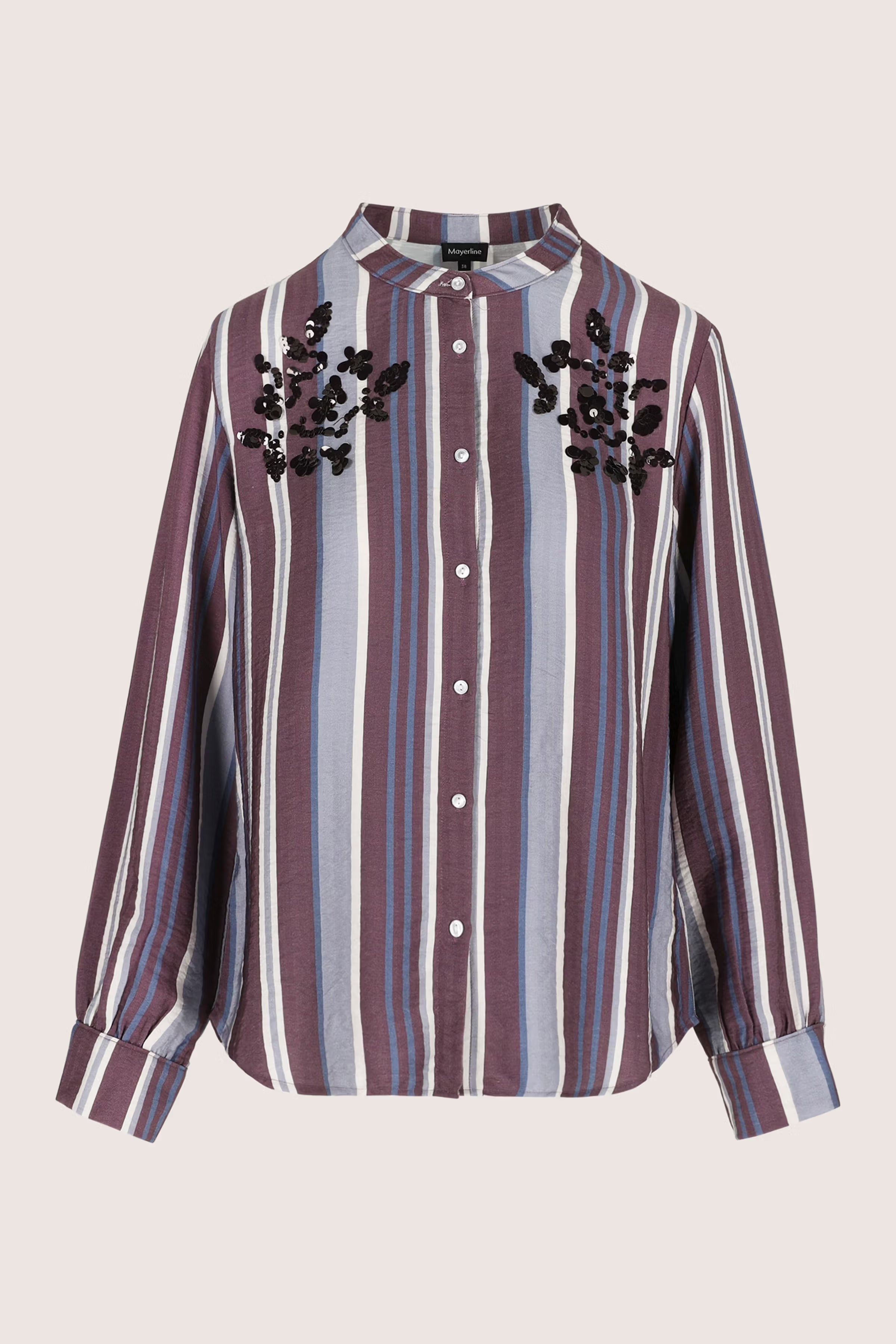 Chemisier Aubergine Mayerline (Jilly 6804/717)