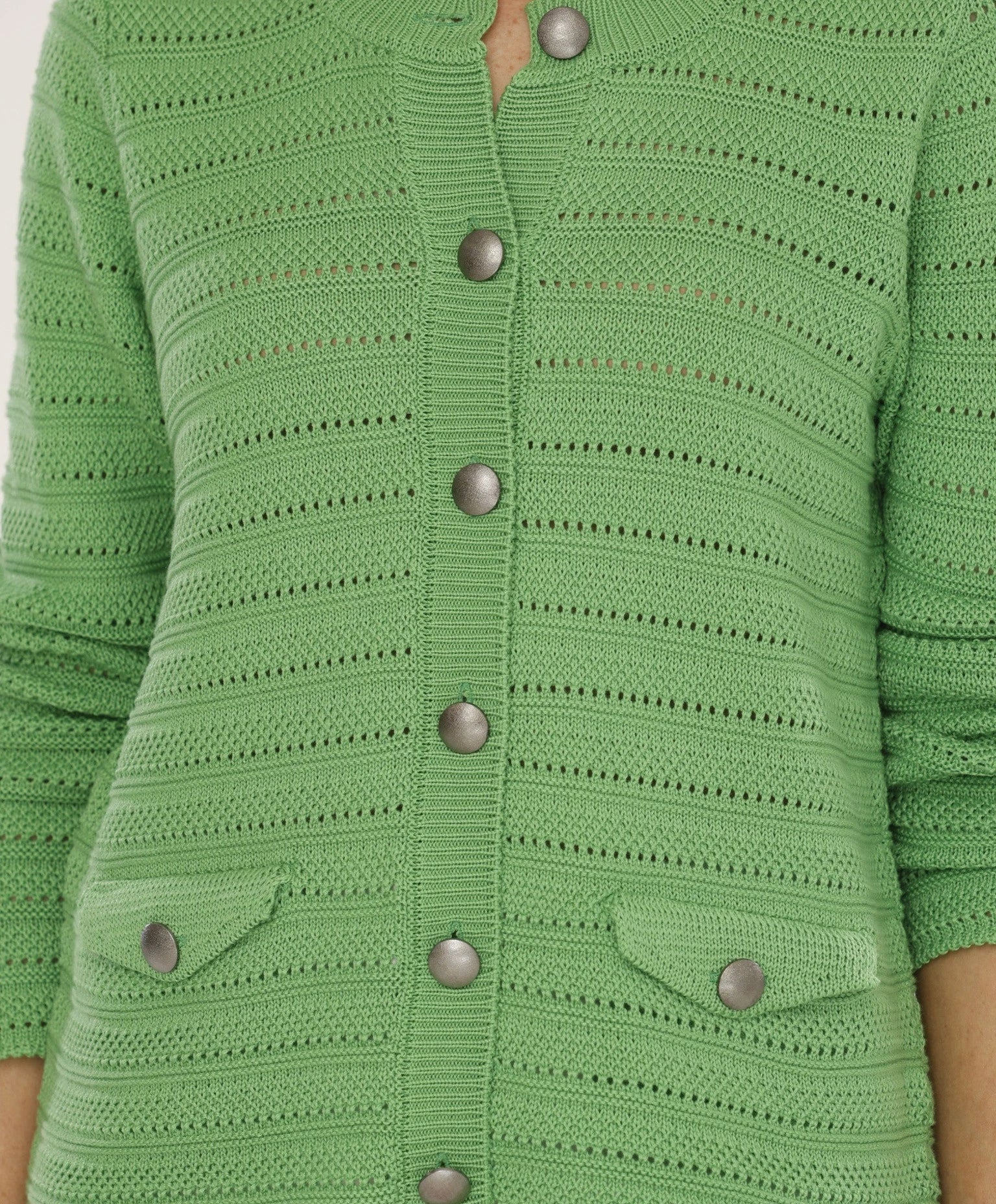 Giletpull Groen Gollehaug ( 12124/845 )