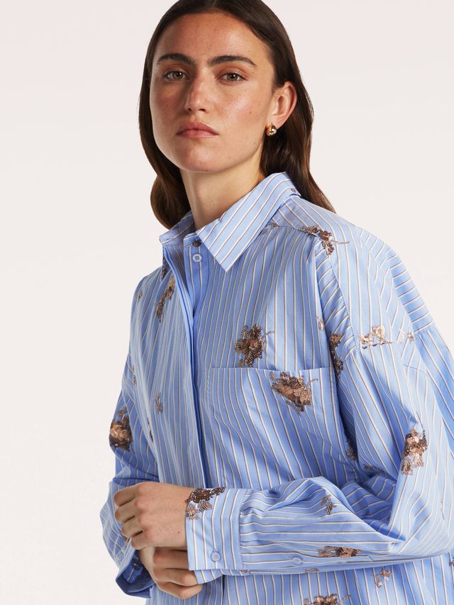 Blouse Bleu clair Beaumont ( Deborah/5140 )
