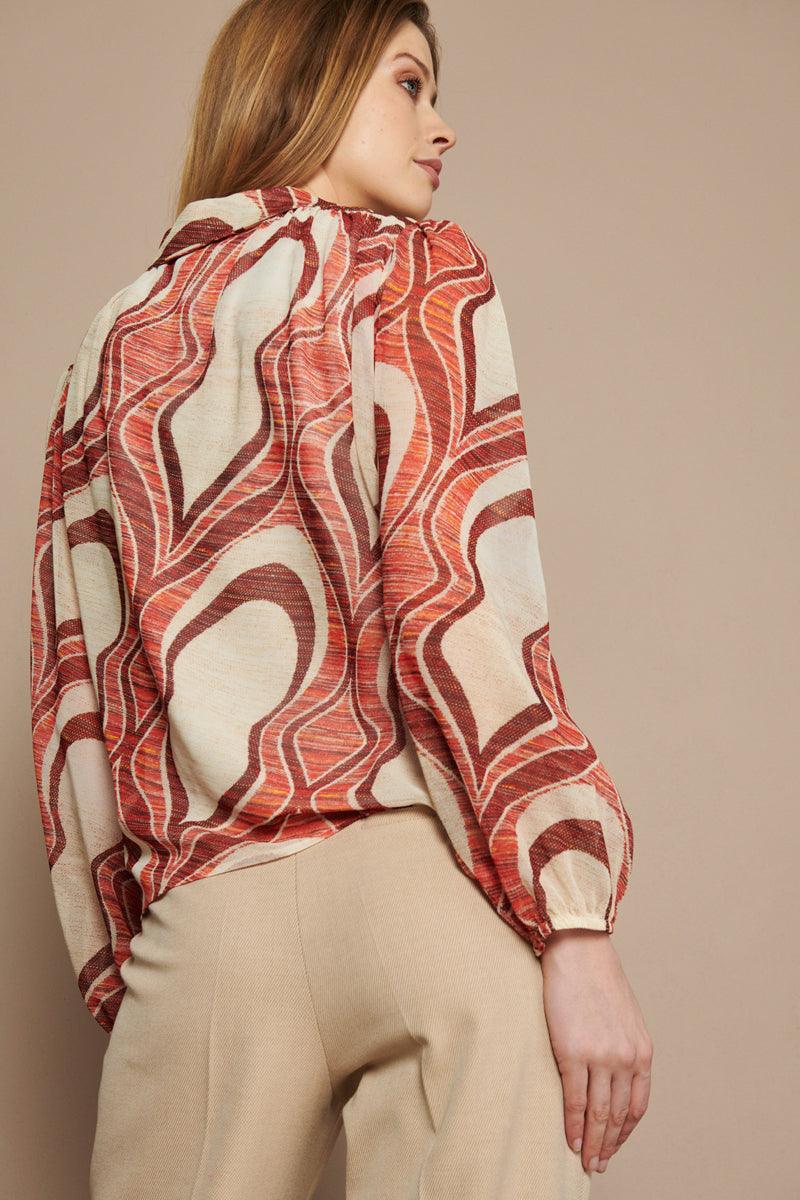 Bloes Rood Marie Mero ( Tb02/716 ) - Delaere Womenswear