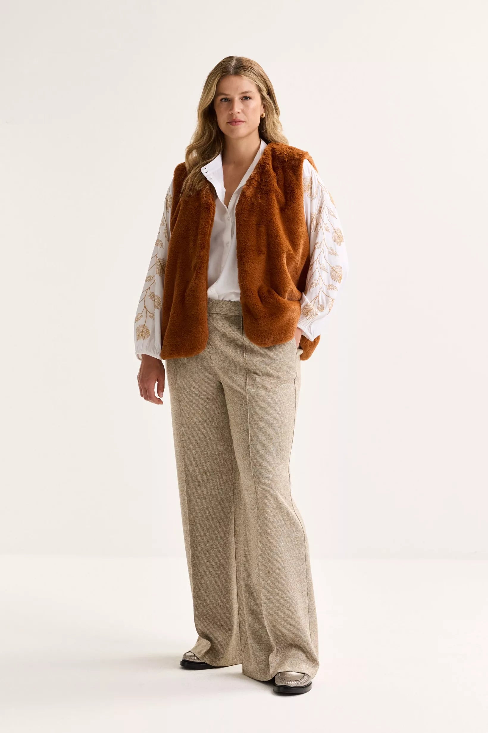 Giletvest Camel Mayerline ( Adolo 4029/641 )