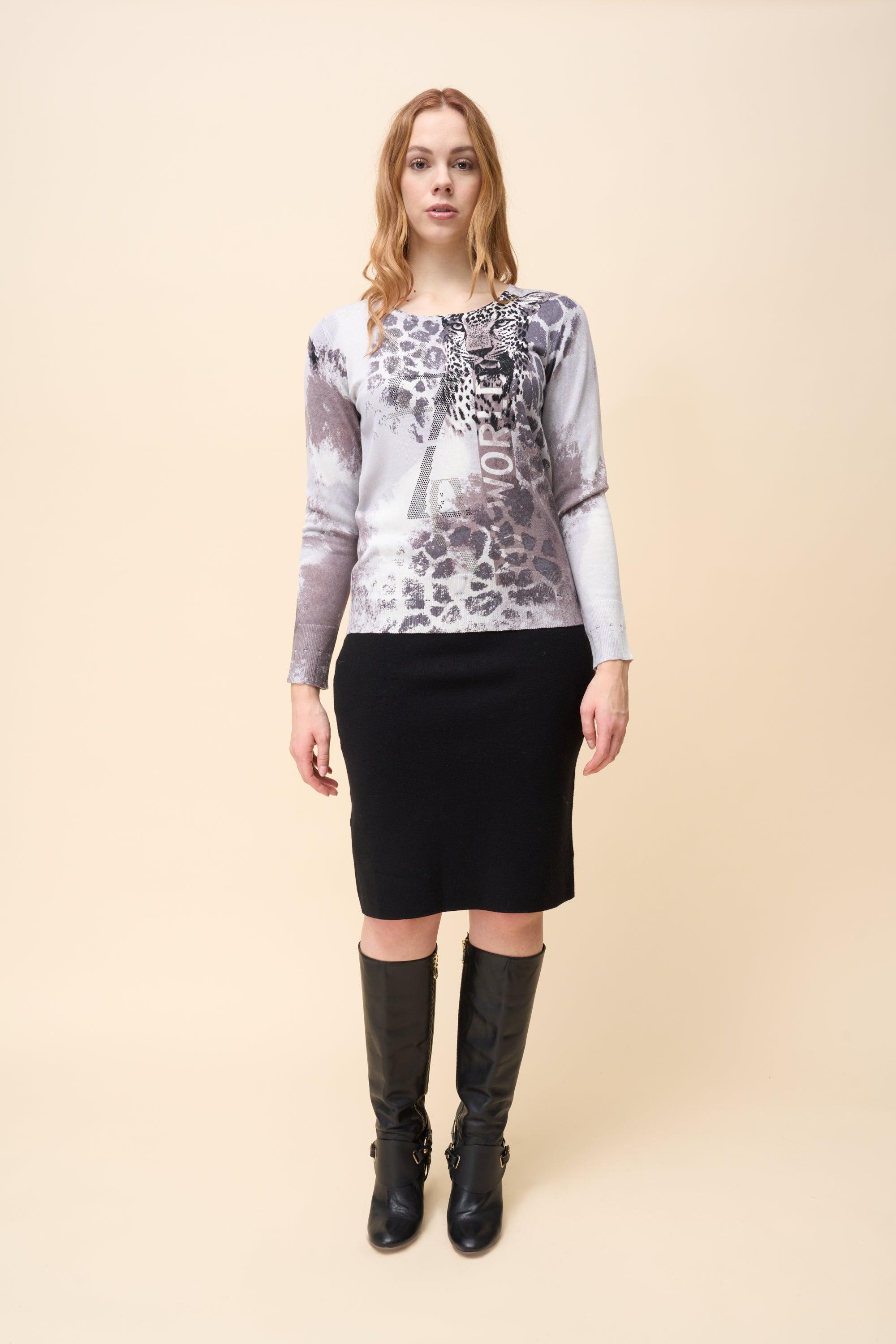 Pull Beige Passioni ( 14042 ) - Delaere Womenswear