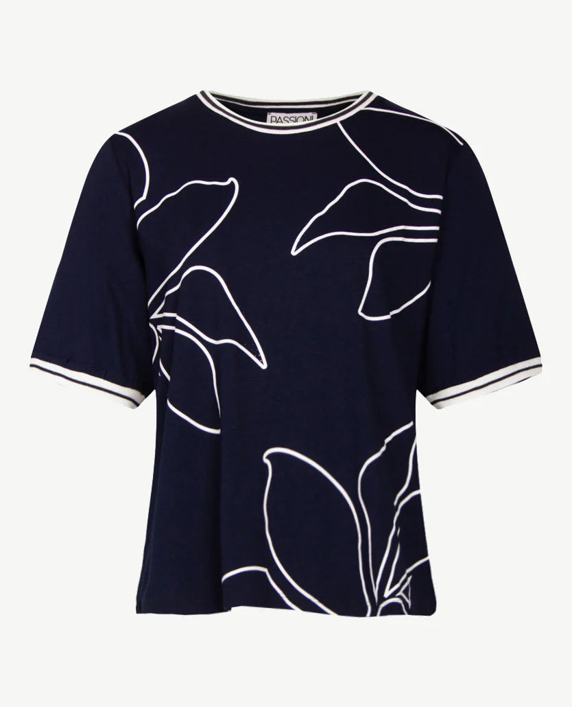 T-shirt Passioni bleu ( 19002 )