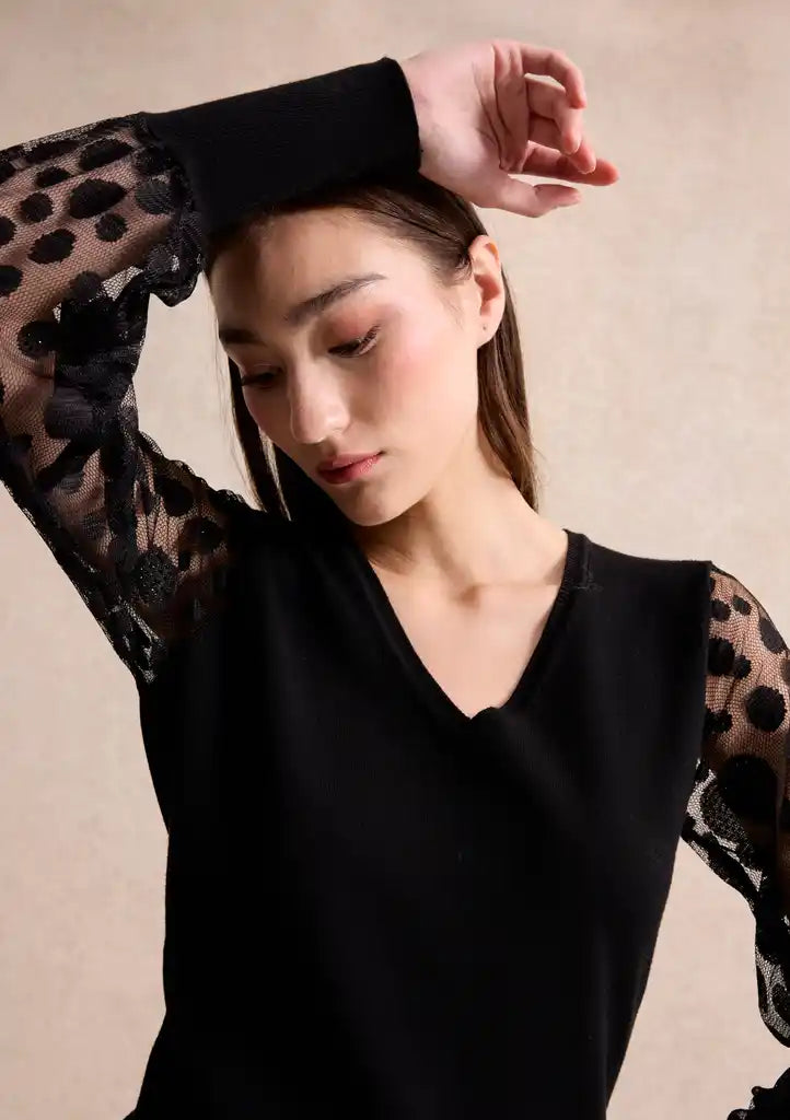 Pull Zwart Leo & Ugo ( Bh717/Black )