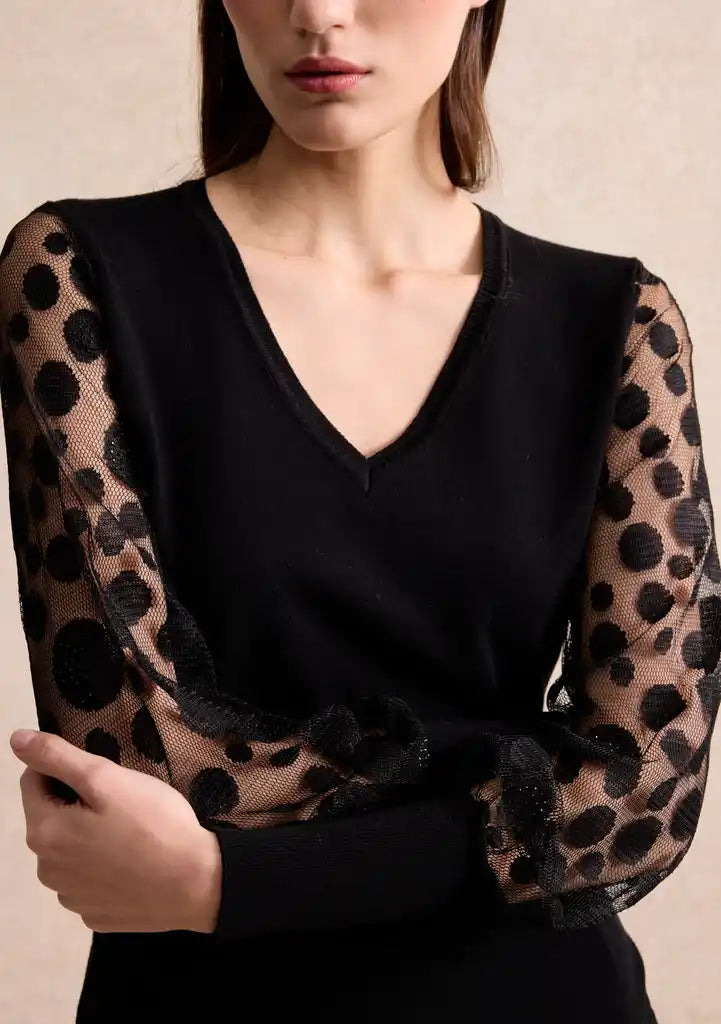 Pull Zwart Leo & Ugo ( Bh717/Black )