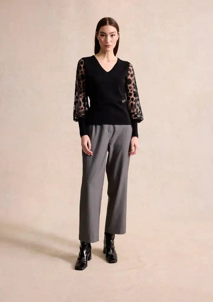 Pull Zwart Leo & Ugo ( Bh717/Black )