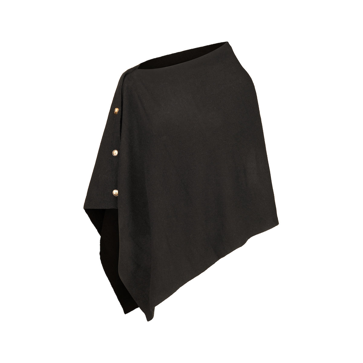 Poncho Zwart Les Cordes ( LCPONCHO2 )