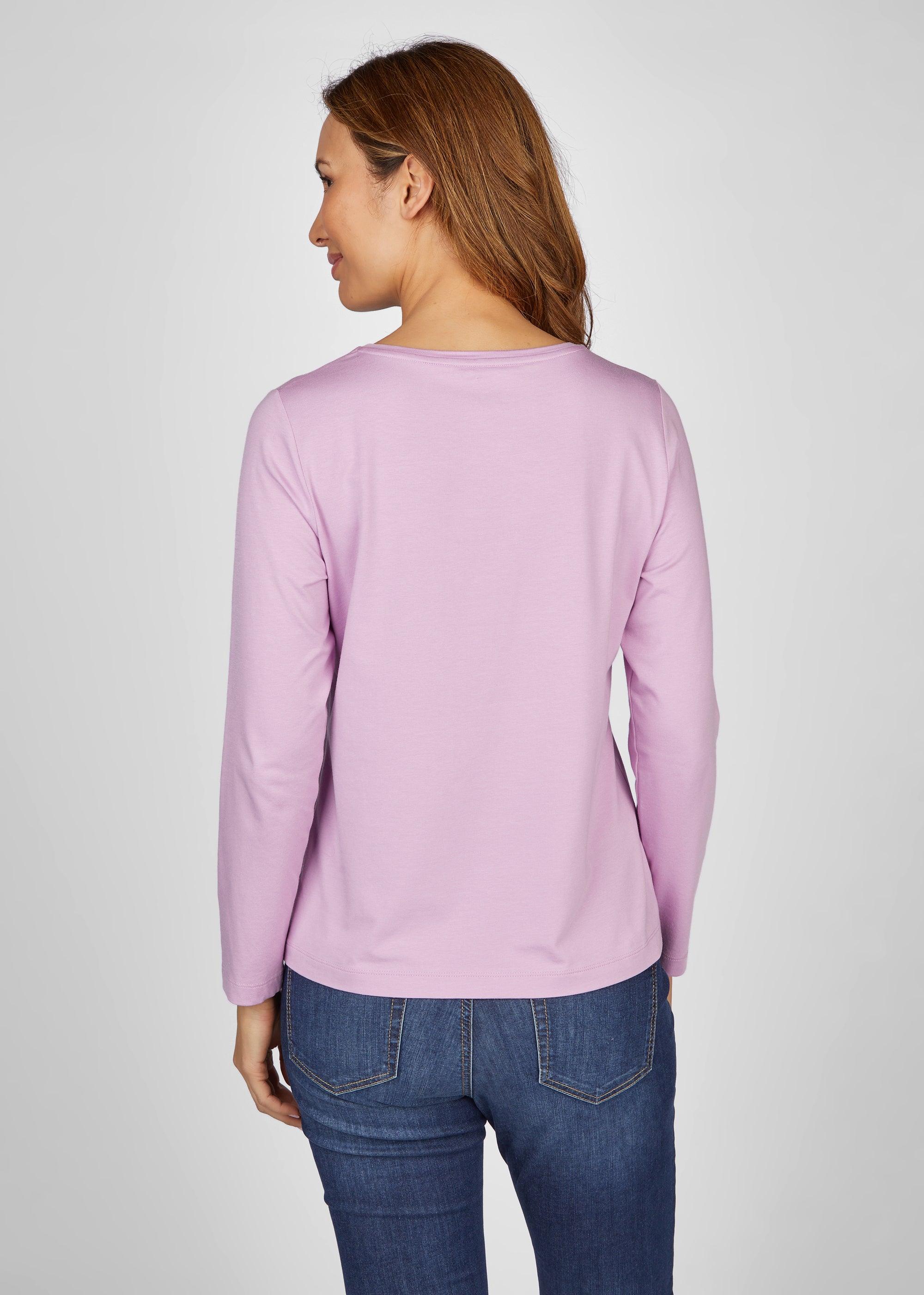 T-Shirt Roze Rabe ( 122300/1225 ) - Delaere Womenswear