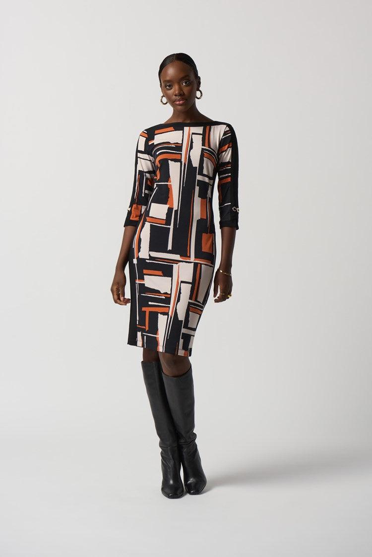 Kleedje Oranje Ribkoff ( 233173/178 ) - Delaere Womenswear