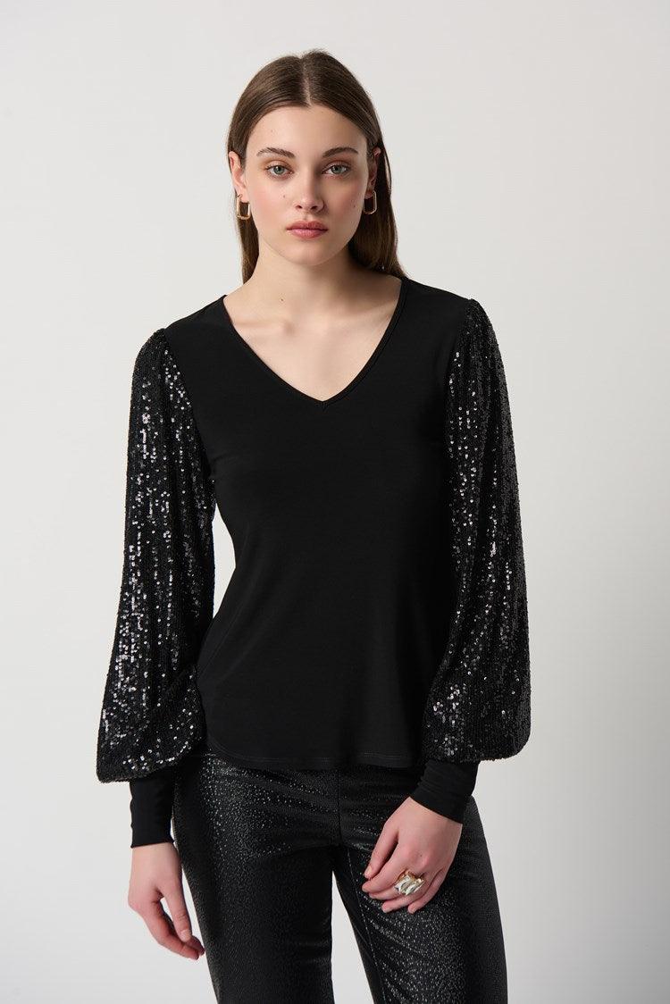 Bloes Zwart Ribkoff ( 234130/278 T ) - Delaere Womenswear