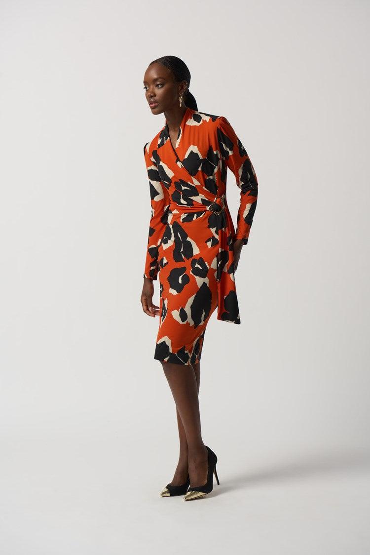 Kleedje Oranje Ribkoff ( 233176/4097 ) - Delaere Womenswear
