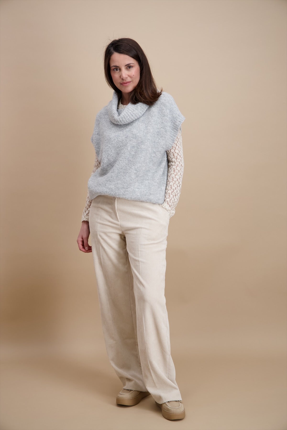 Pull Grijs Signe Nature ( 842246/7 )