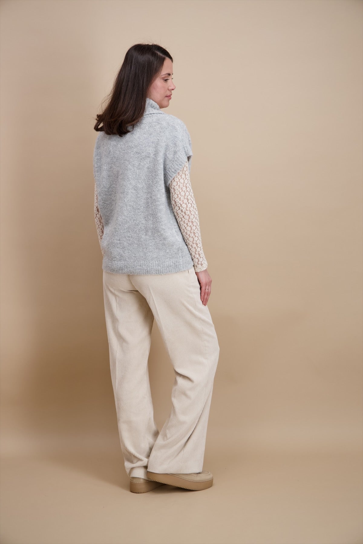 Pull Grijs Signe Nature ( 842246/7 )
