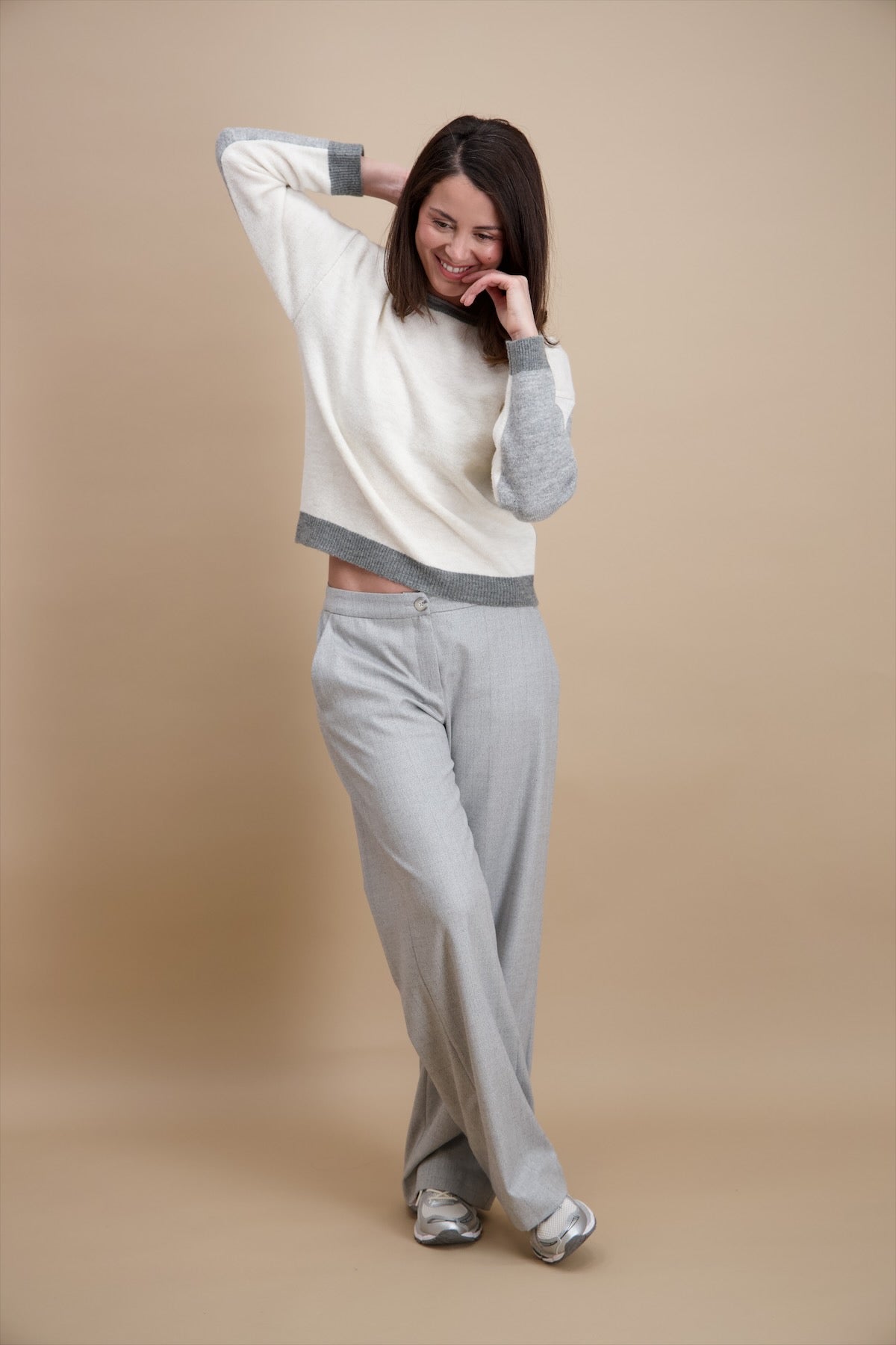 Pull Grijs Signe Nature ( 842243/7 )