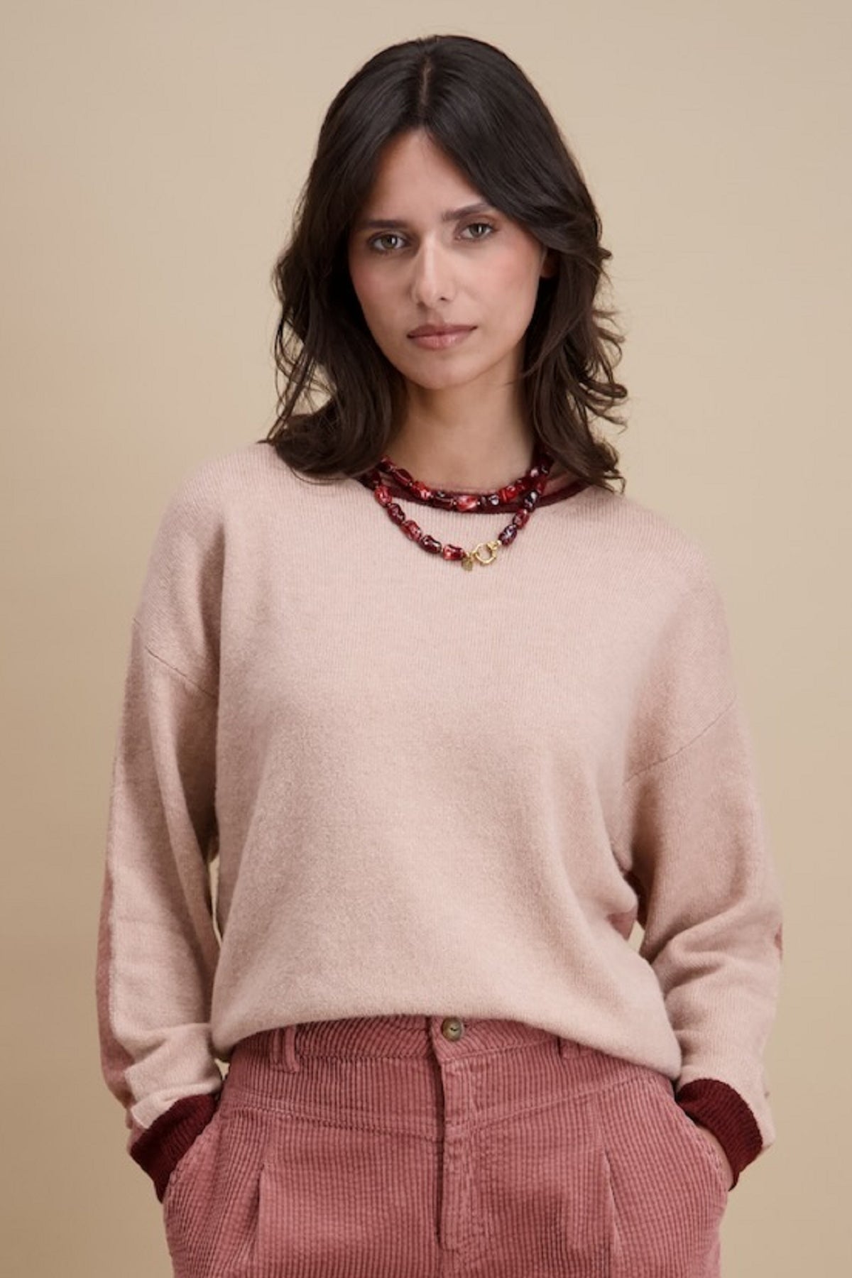 Pull Roze Signe Nature ( 842243/4 )