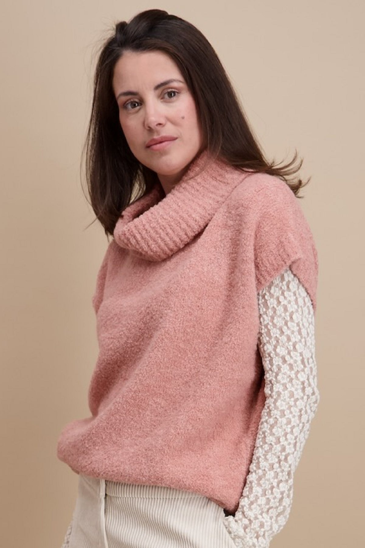 Pull Roze Signe Nature ( 842246/4 )