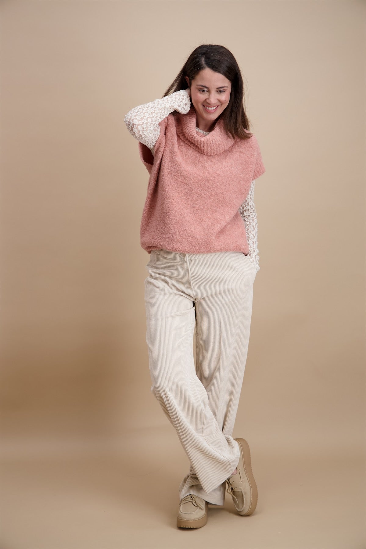 Pull Roze Signe Nature ( 842246/4 )