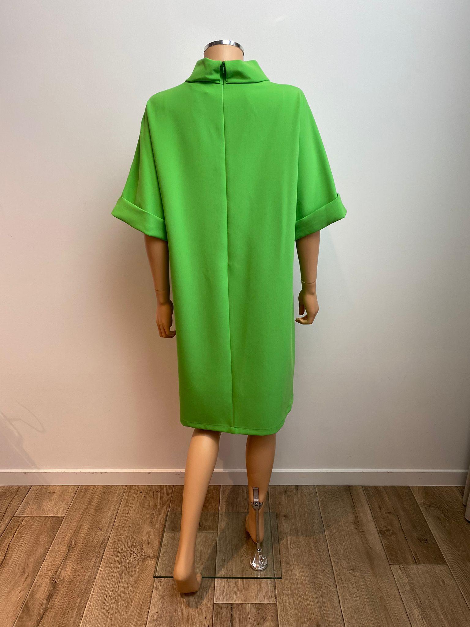 Kleedje Groen Senso ( 9564 Janelle Verde ) - Delaere Womenswear