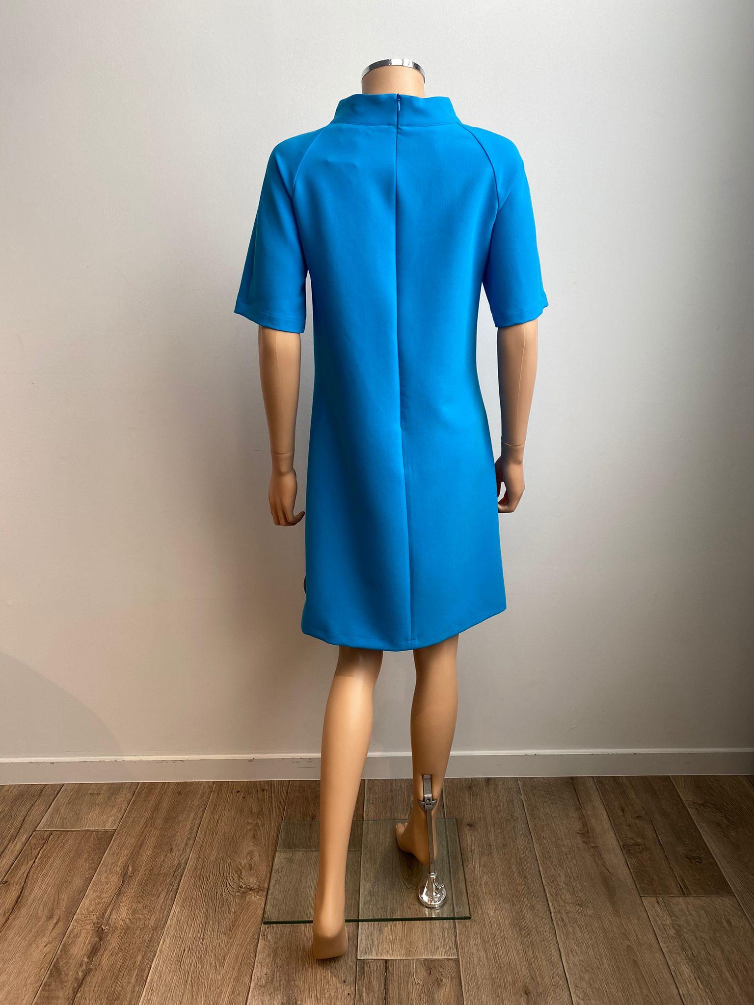 Kleedje Blauw Senso ( 9550 Janelle Blue ) - Delaere Womenswear