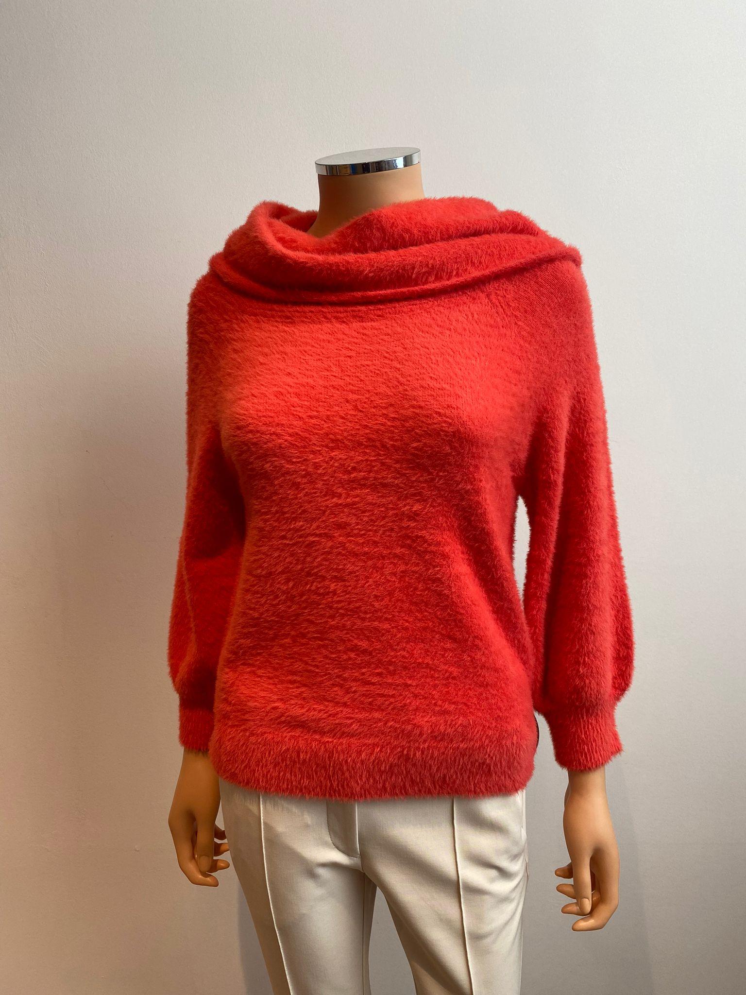 Pull Rood Senso ( 9325 Ethel Red ) - Delaere Womenswear