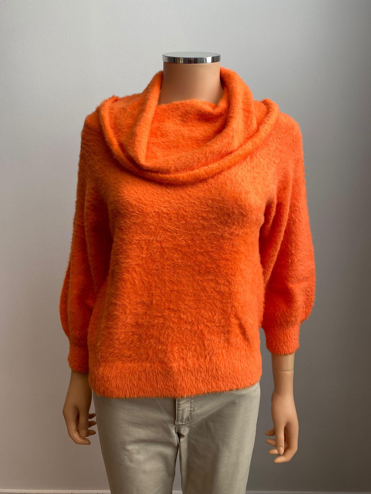 Pull Oranje Senso ( 9325 Ethel Orange ) - Delaere Womenswear