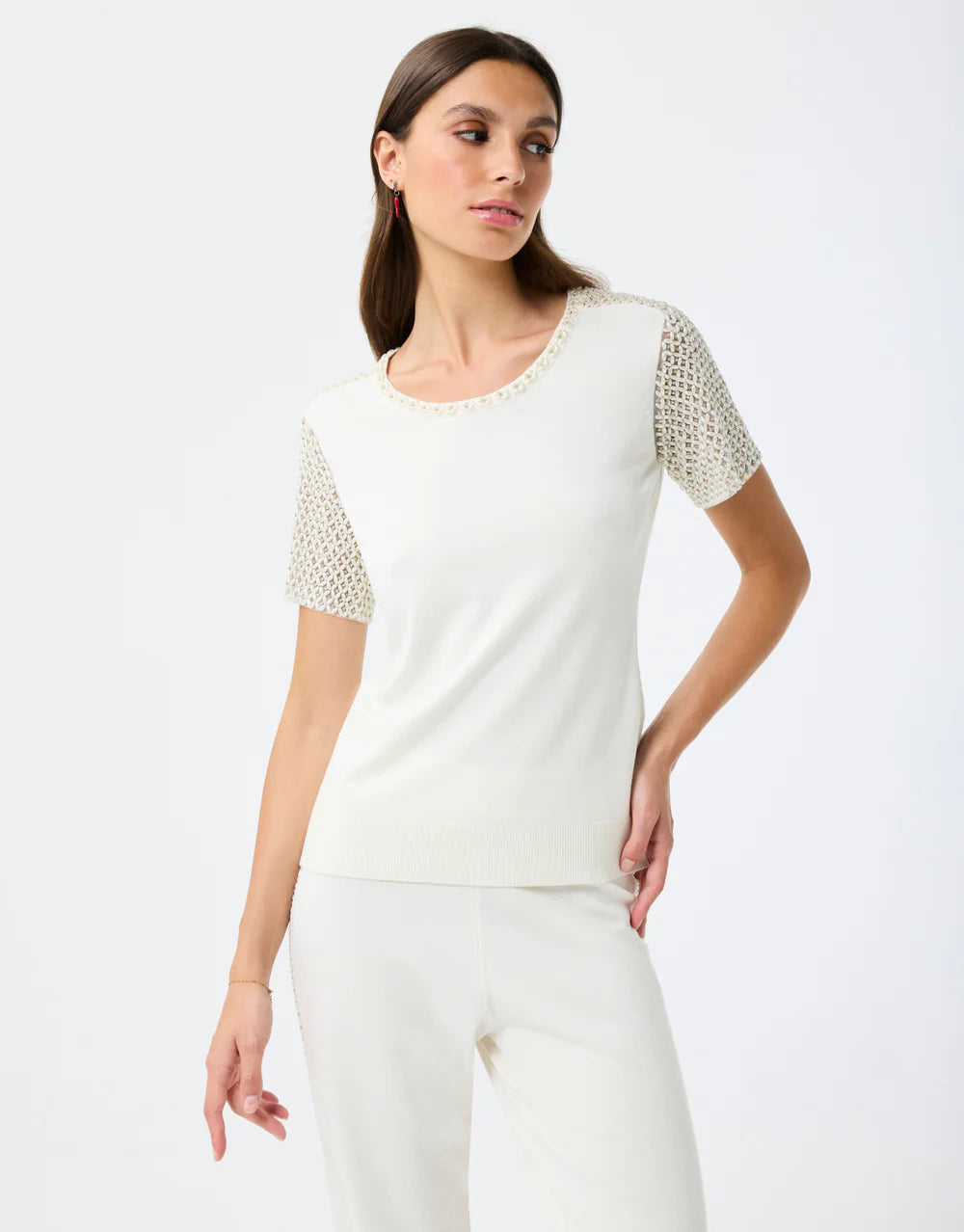 Pull Ecru Leo & Ugo ( Ae036/Offwhite )