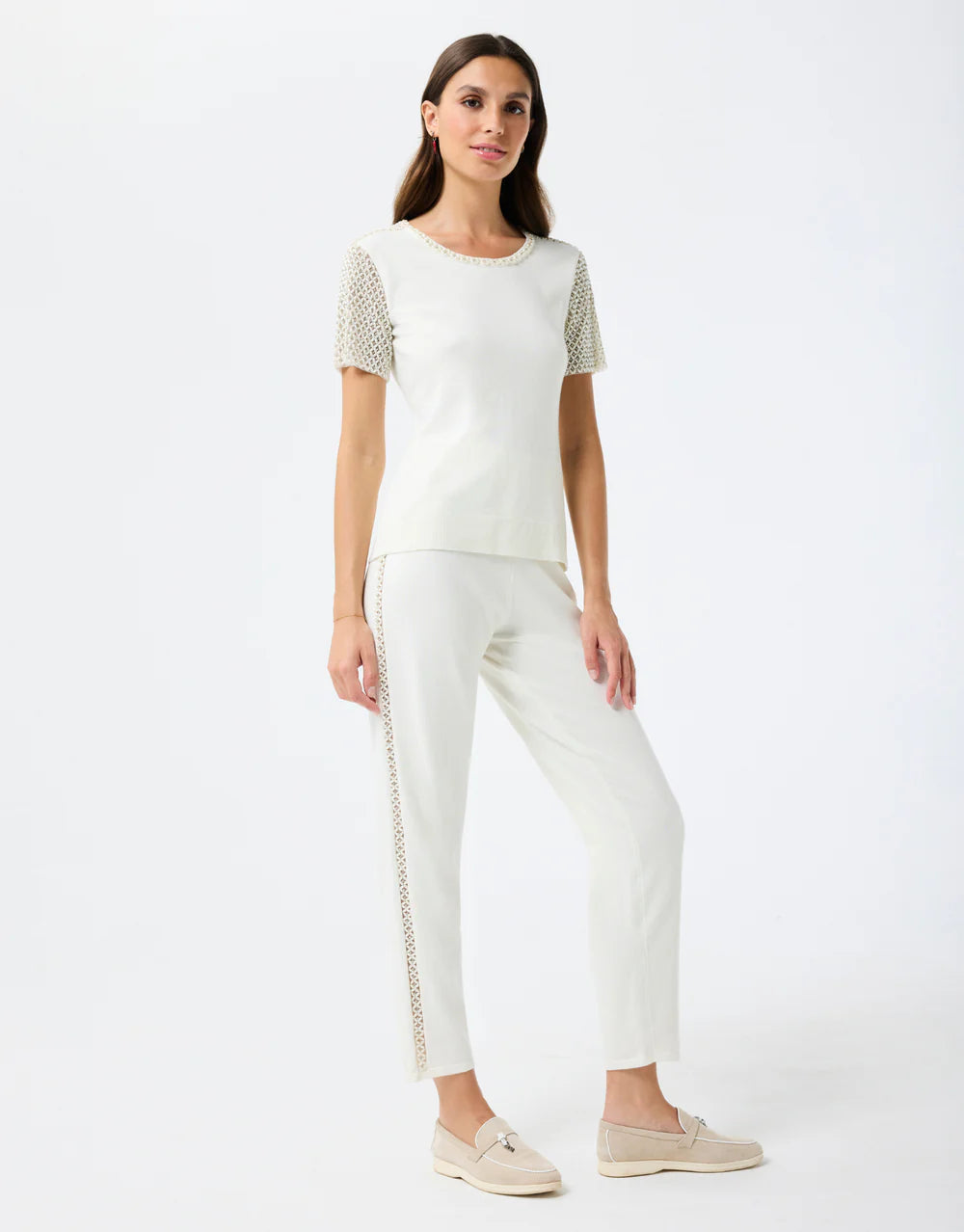 Pull Ecru Leo & Ugo ( Ae036/Offwhite )