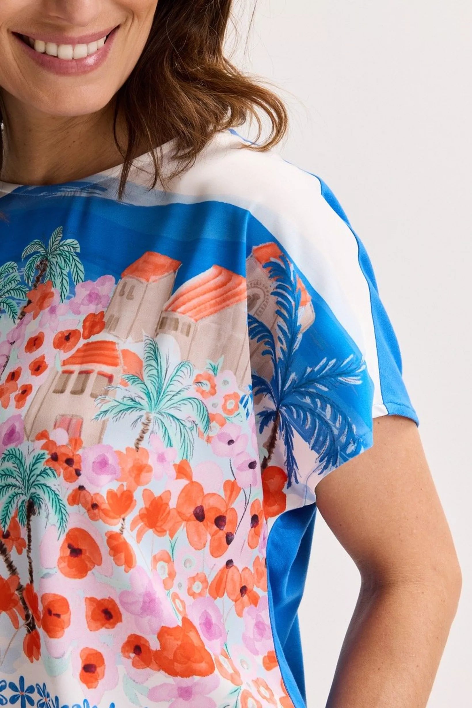 T-Shirt Blauw Mayerline ( Jadie-V 5877/565 )