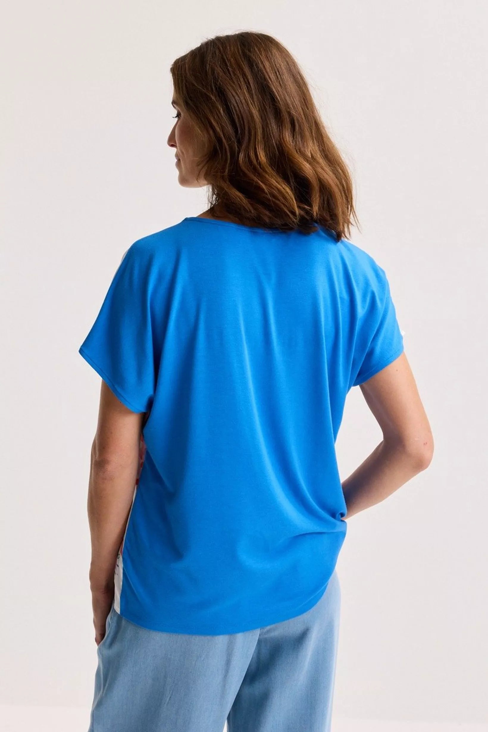 T-Shirt Blauw Mayerline ( Jadie-V 5877/565 )