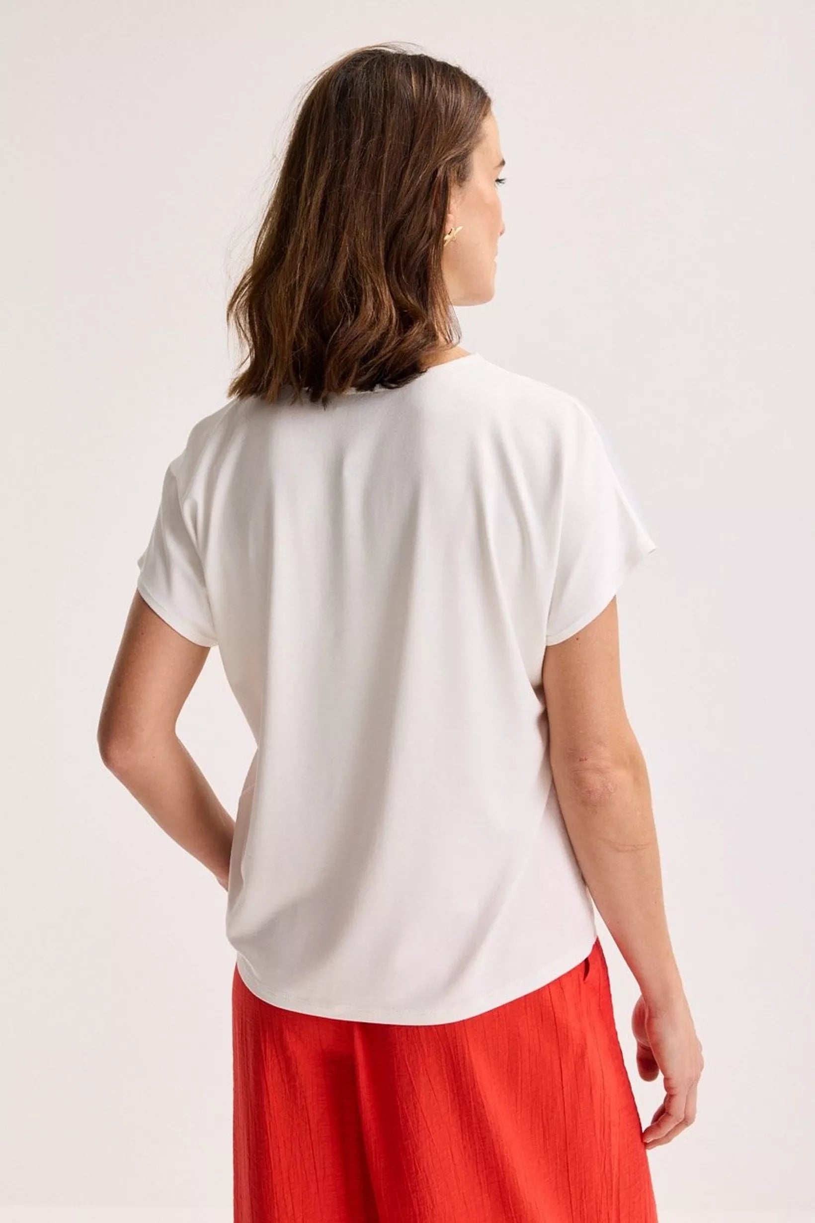 T-Shirt Wit Mayerline ( Jadie-V 5876/300 )