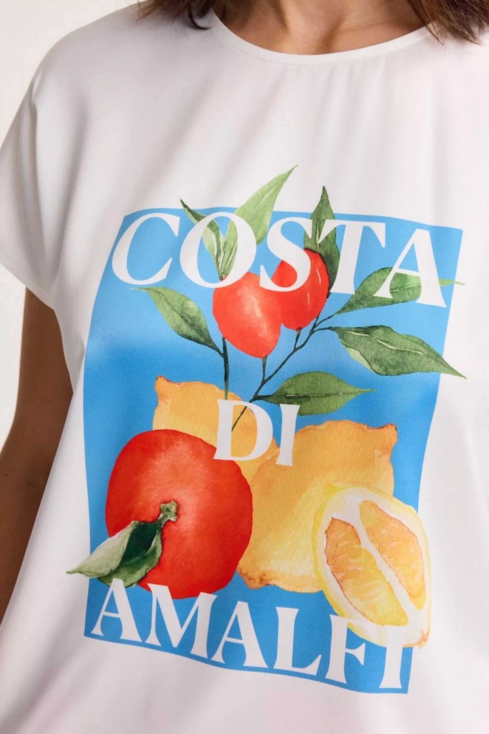 T-Shirt Wit Mayerline ( Jadie-V 5876/300 )