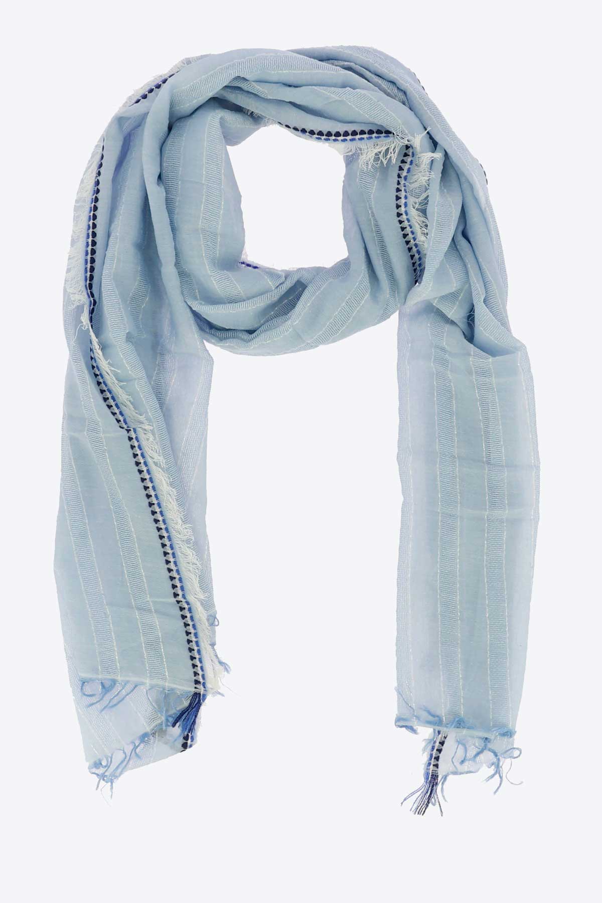 Sjaal Blauw Signe Nature ( 970039/6 )