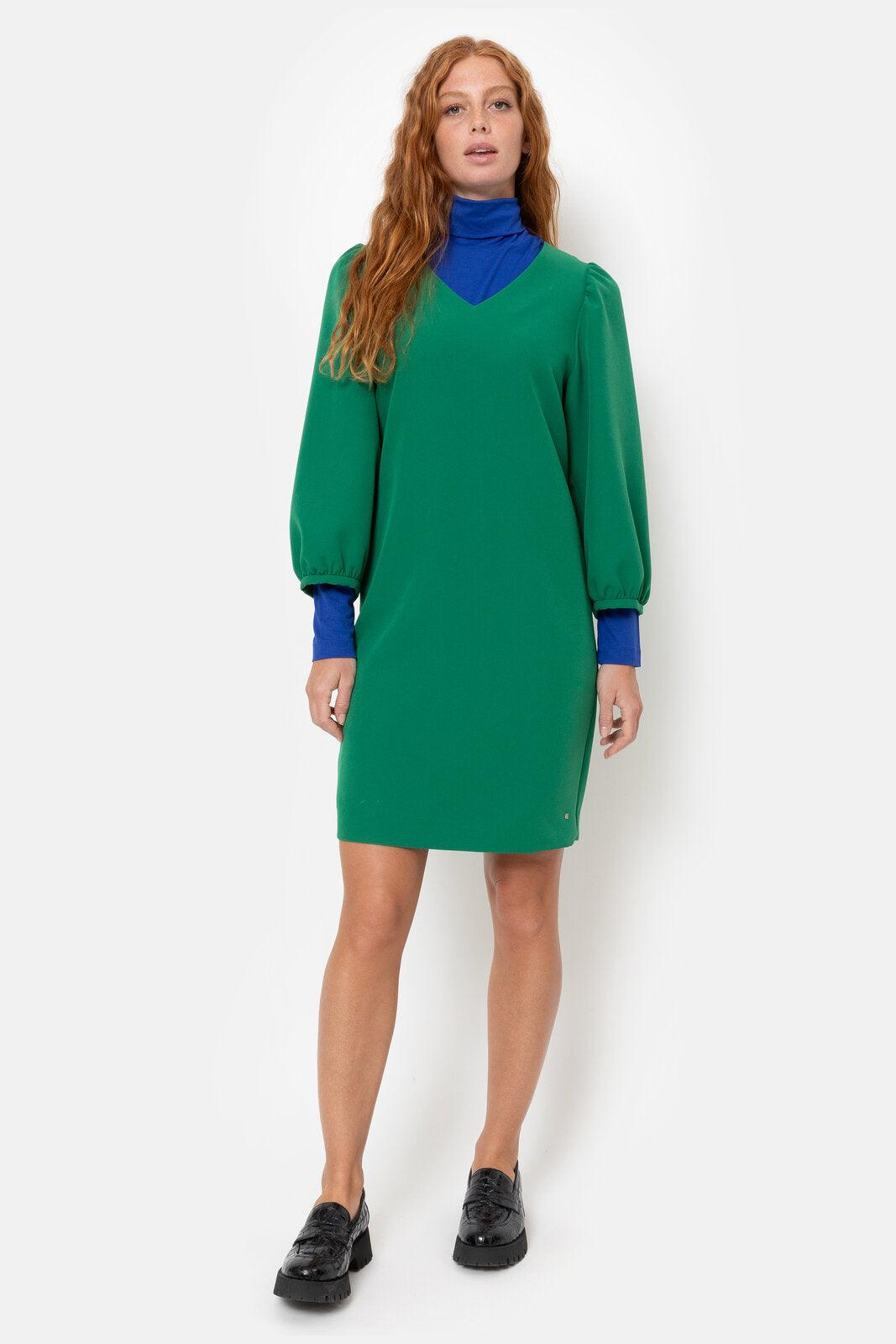 Kleedje Groen Terre Bleue ( Tina/400 ) - Delaere Womenswear