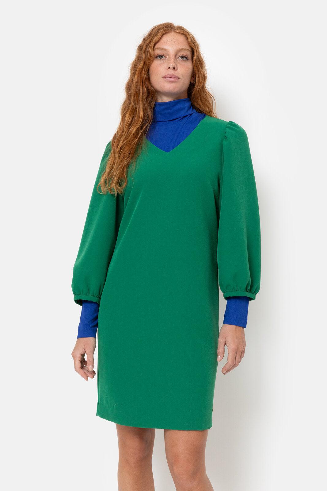 Kleedje Groen Terre Bleue ( Tina/400 ) - Delaere Womenswear