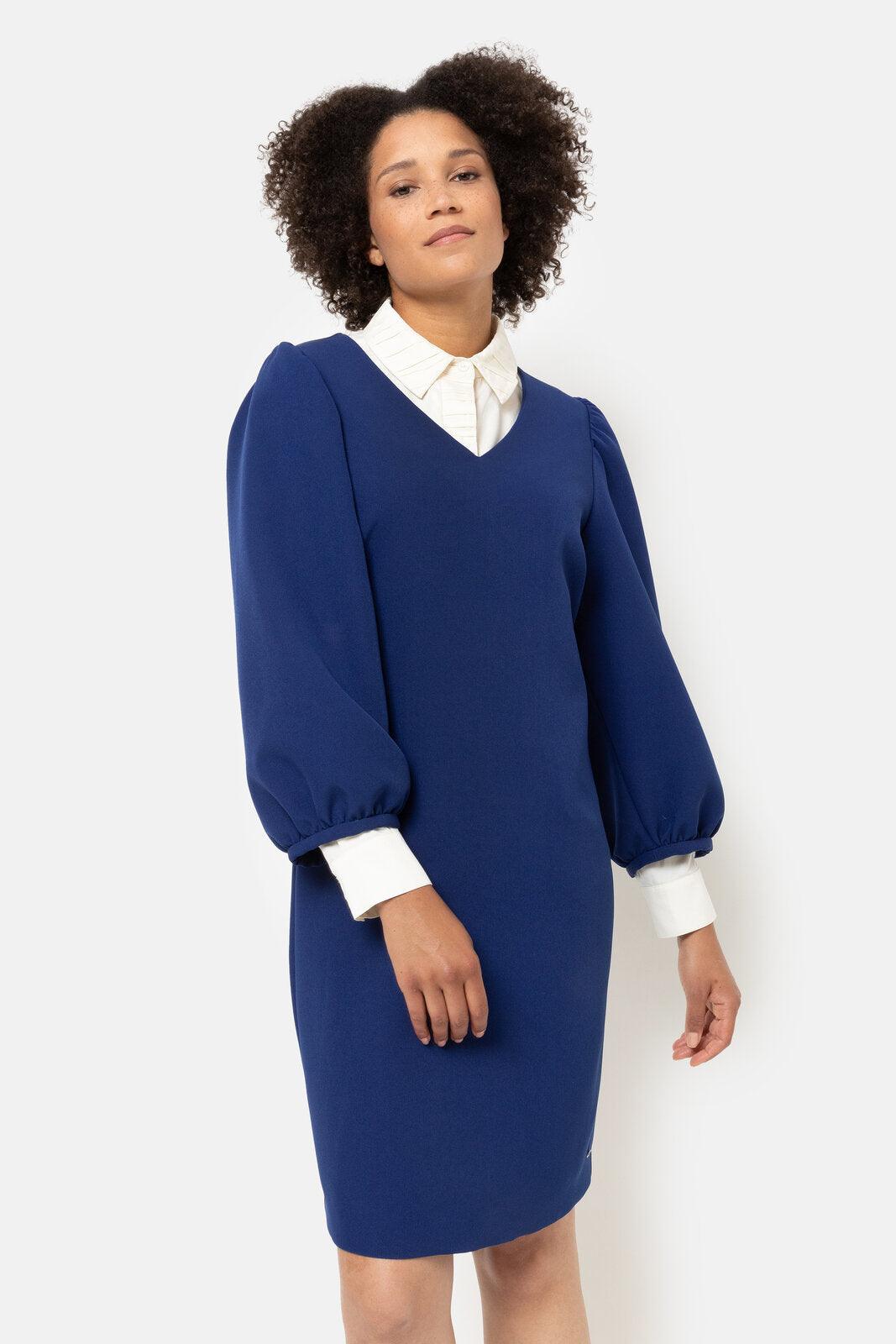 Kleedje Blauw Terre Bleue ( Tina/500 ) - Delaere Womenswear