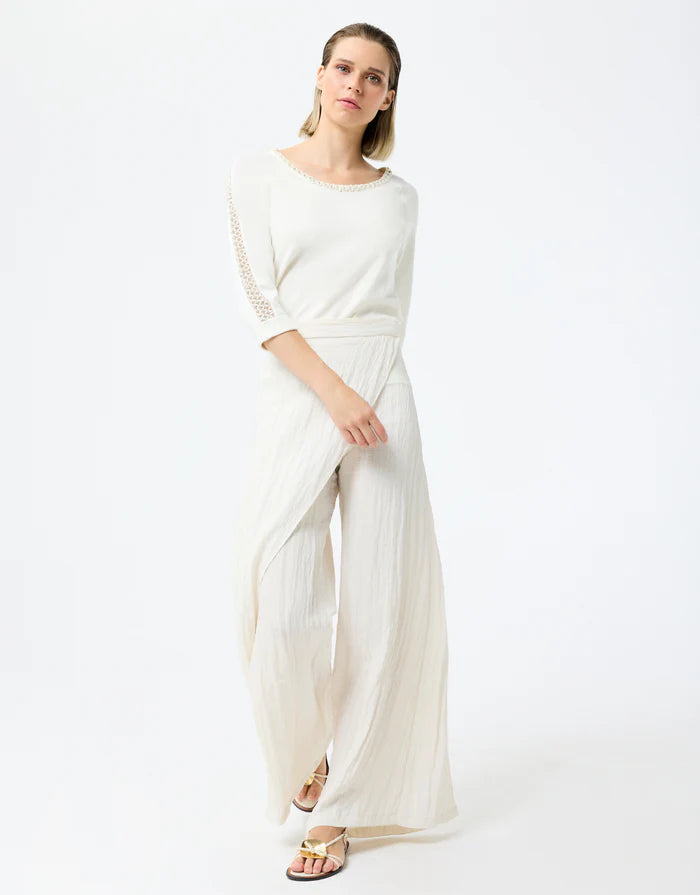 Pull Blanc Leo &amp; Ugo ( Ae019/Offwhite )