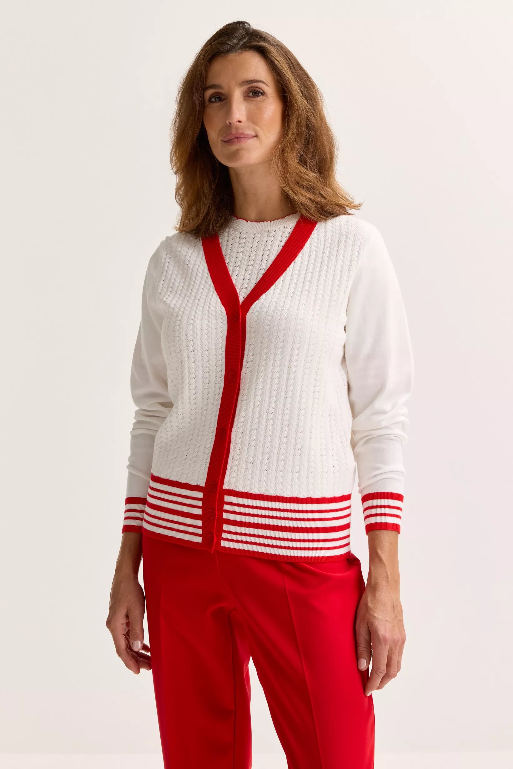 Giletpull Rood Mayerline ( Angel 5611/418 )