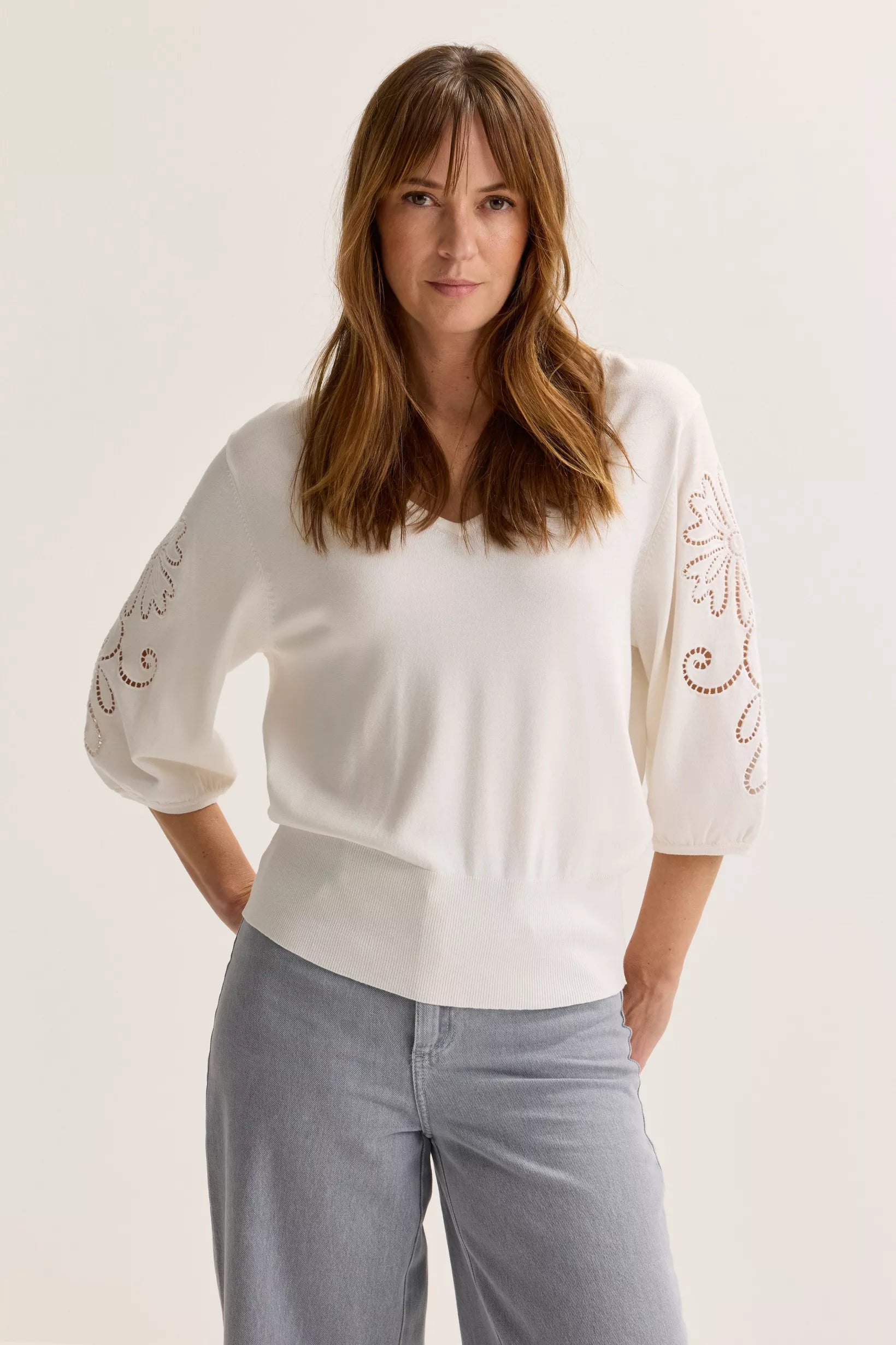 Pull Wit Mayerline ( Aagje 5661/300 )