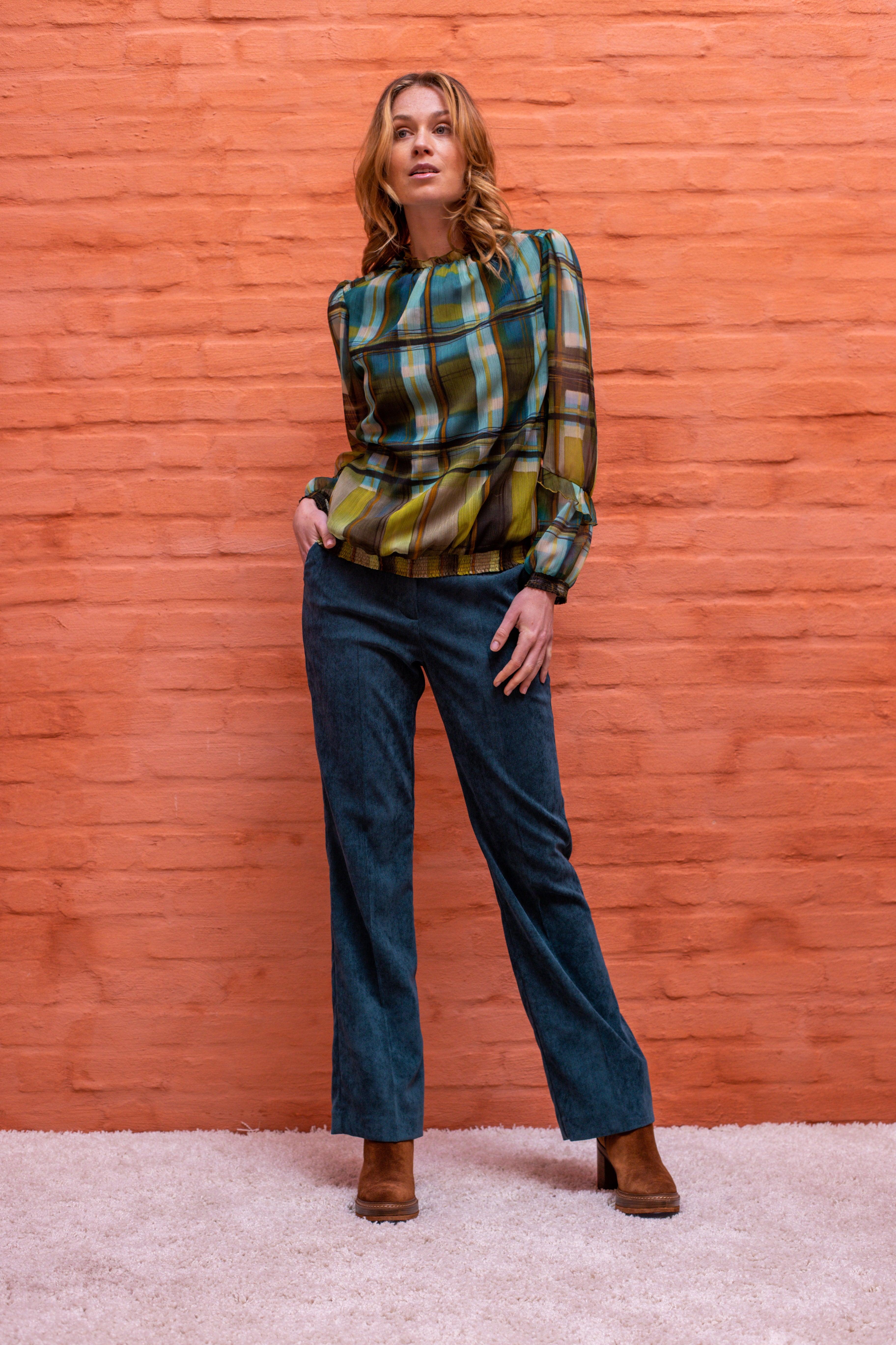 Bloes Groen Accent Fashion ( Meta 9831/01 ) - Delaere Womenswear