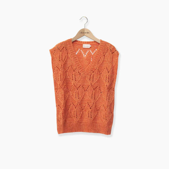 Pull Oranje Accent Fashion ( Proton /Multi Orange ) - Delaere Womenswear
