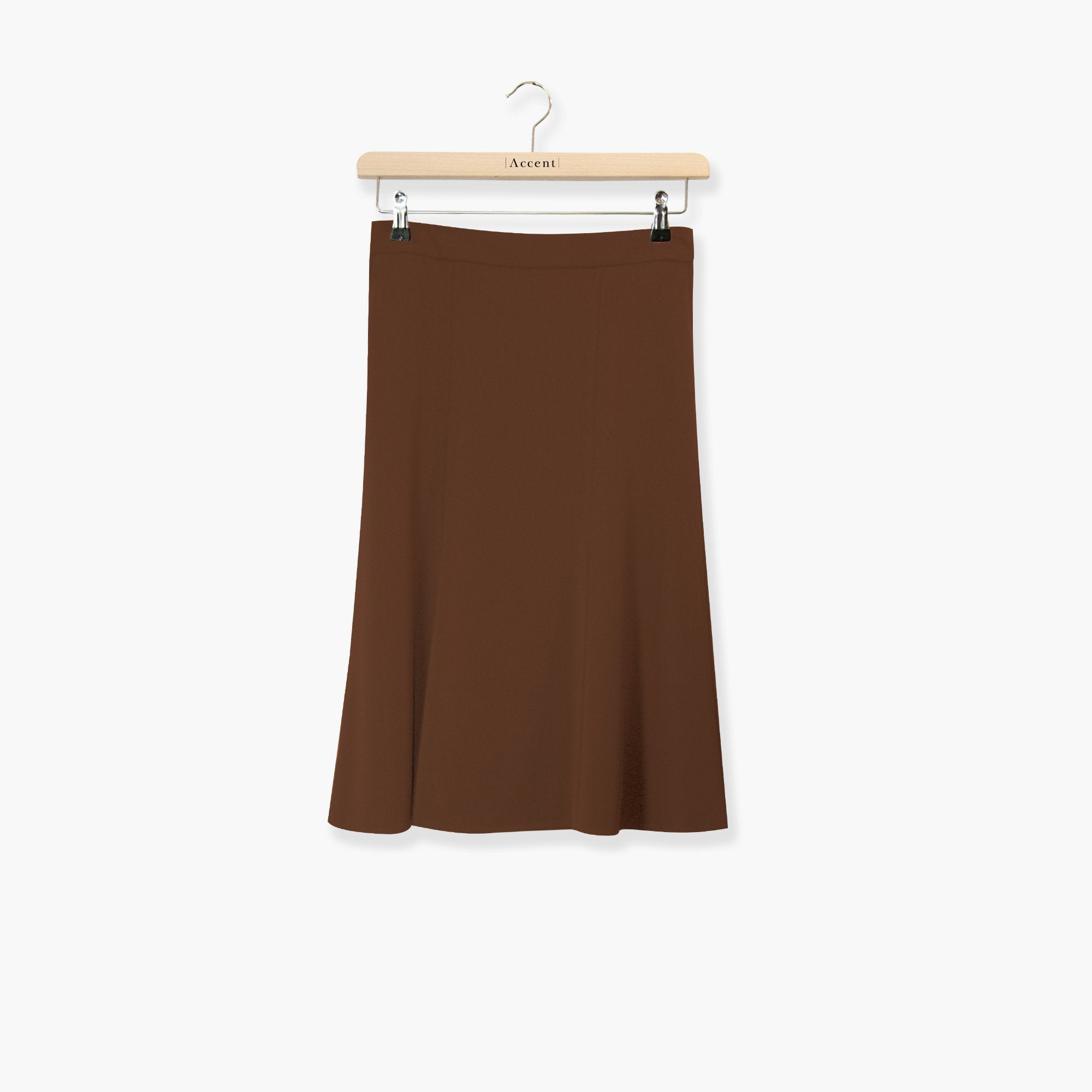 Rok Bruin Accent Fashion ( Spot 9011/Brown ) - Delaere Womenswear