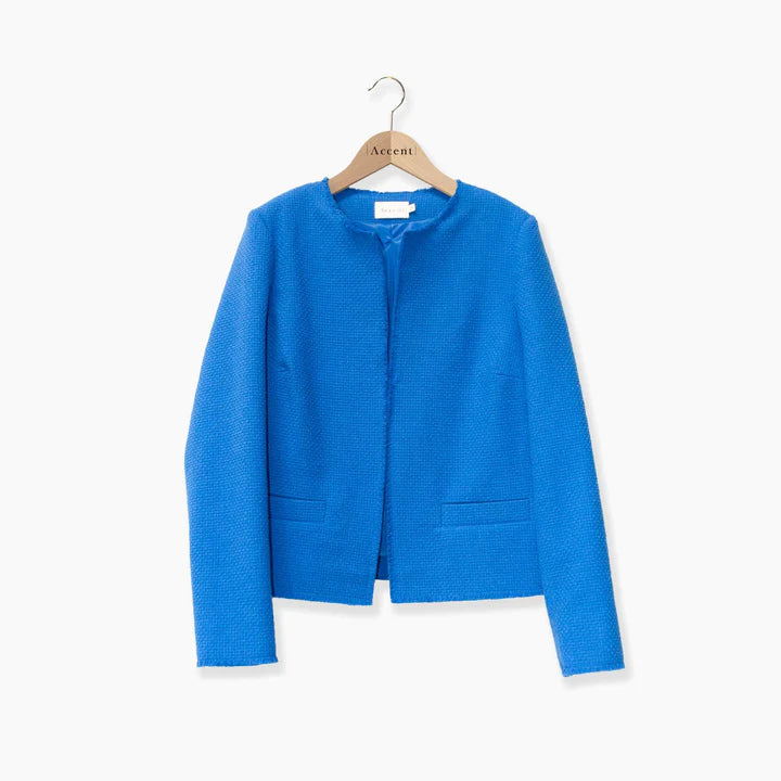 Vest Blauw Accent Fashion ( Bright 14811/Indigo ) - Delaere Womenswear