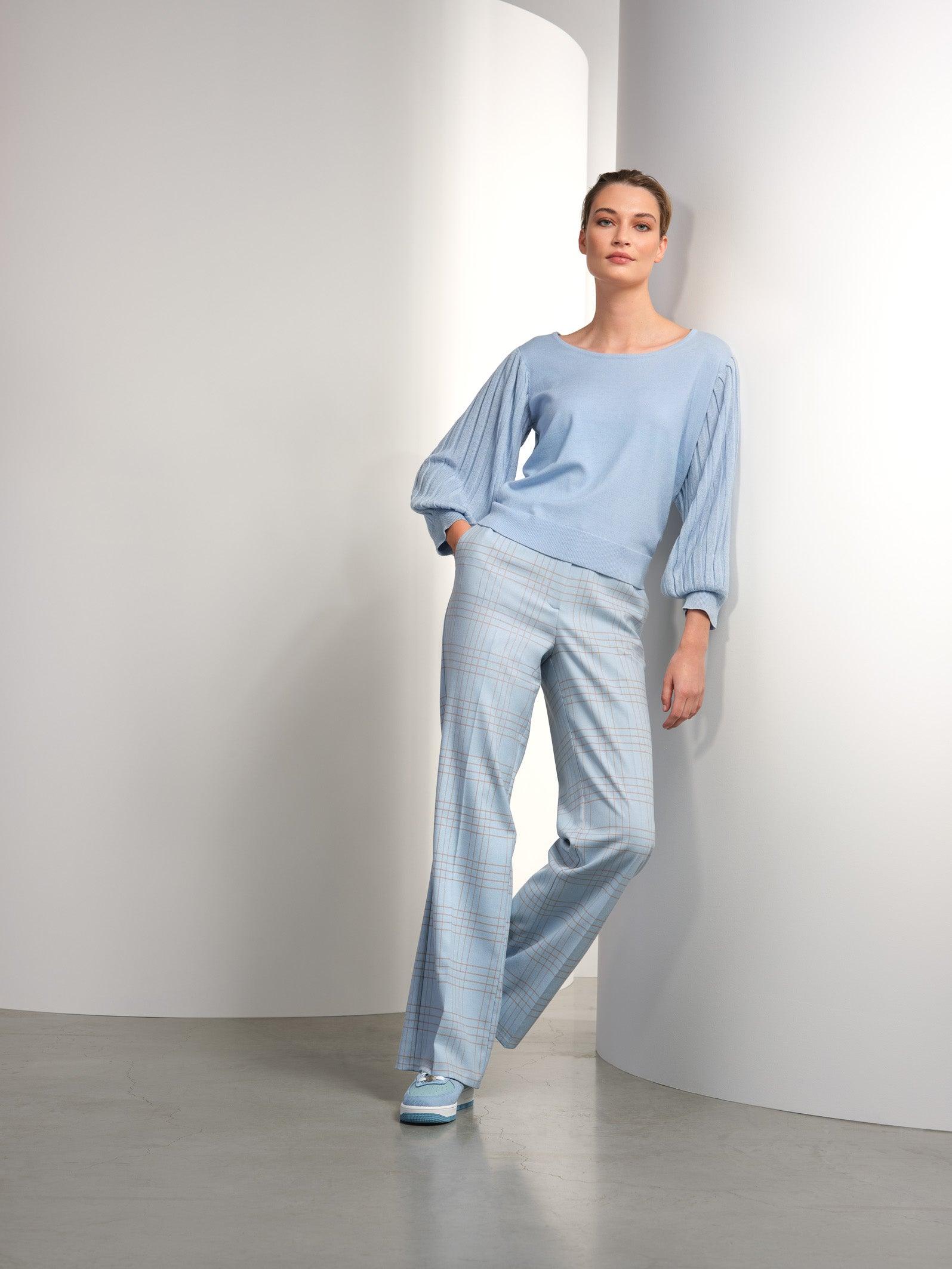 Broek Bleekblauw Atmos Fashion ( 8695 Wouke/Ice ) - Delaere Womenswear