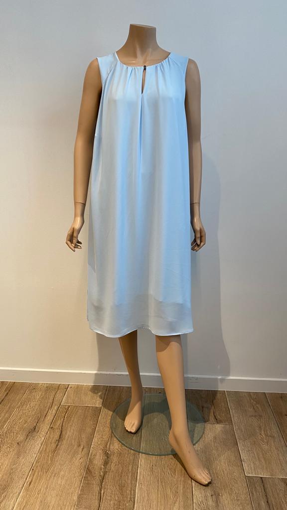 Kleedje Bleekblauw Atmos Fashion ( 9203 Menfi Ciel ) - Delaere Womenswear