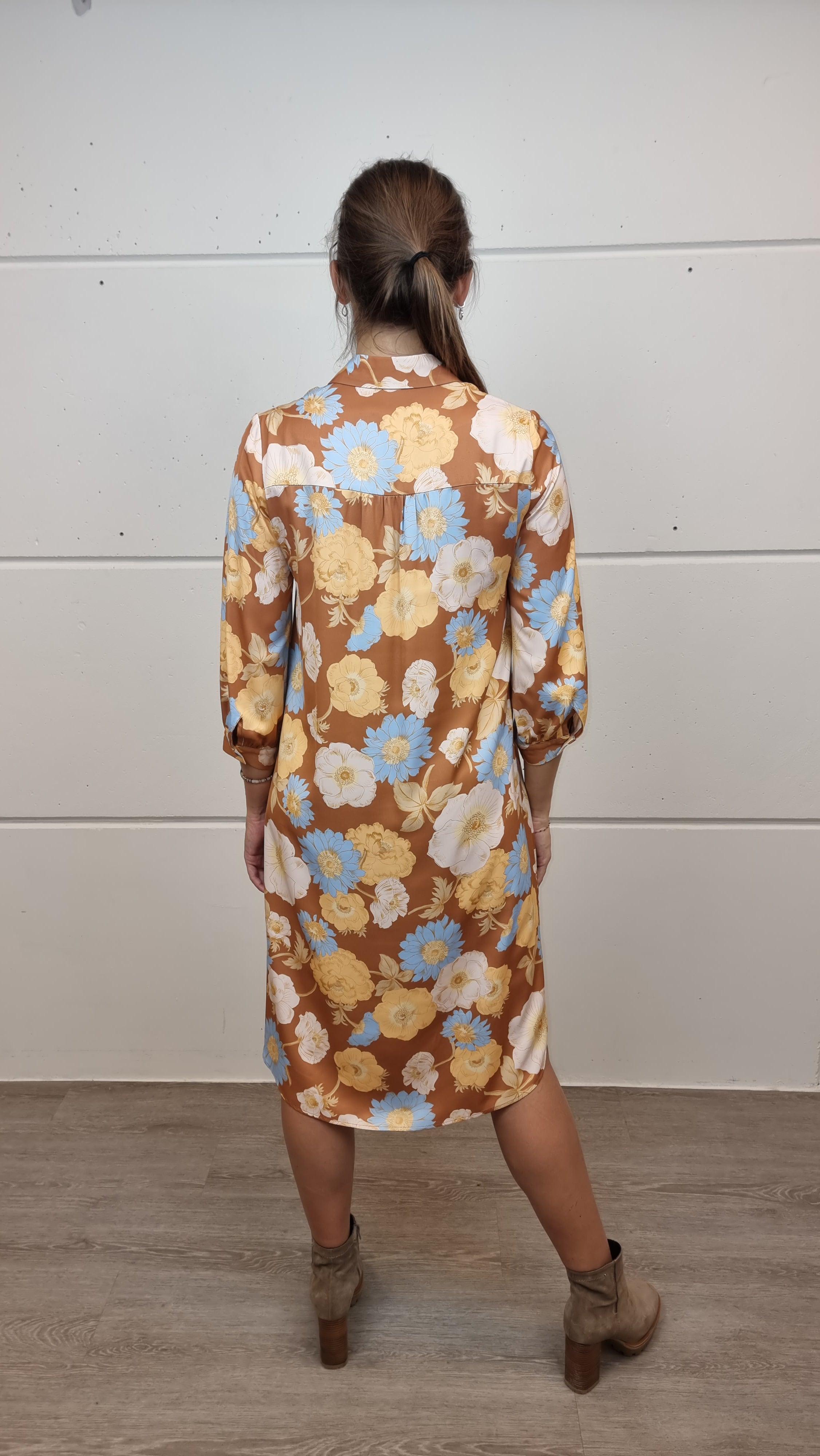 Kleedje Oranje Atmos Fashion ( 8691 Karol/Amber ) - Delaere Womenswear